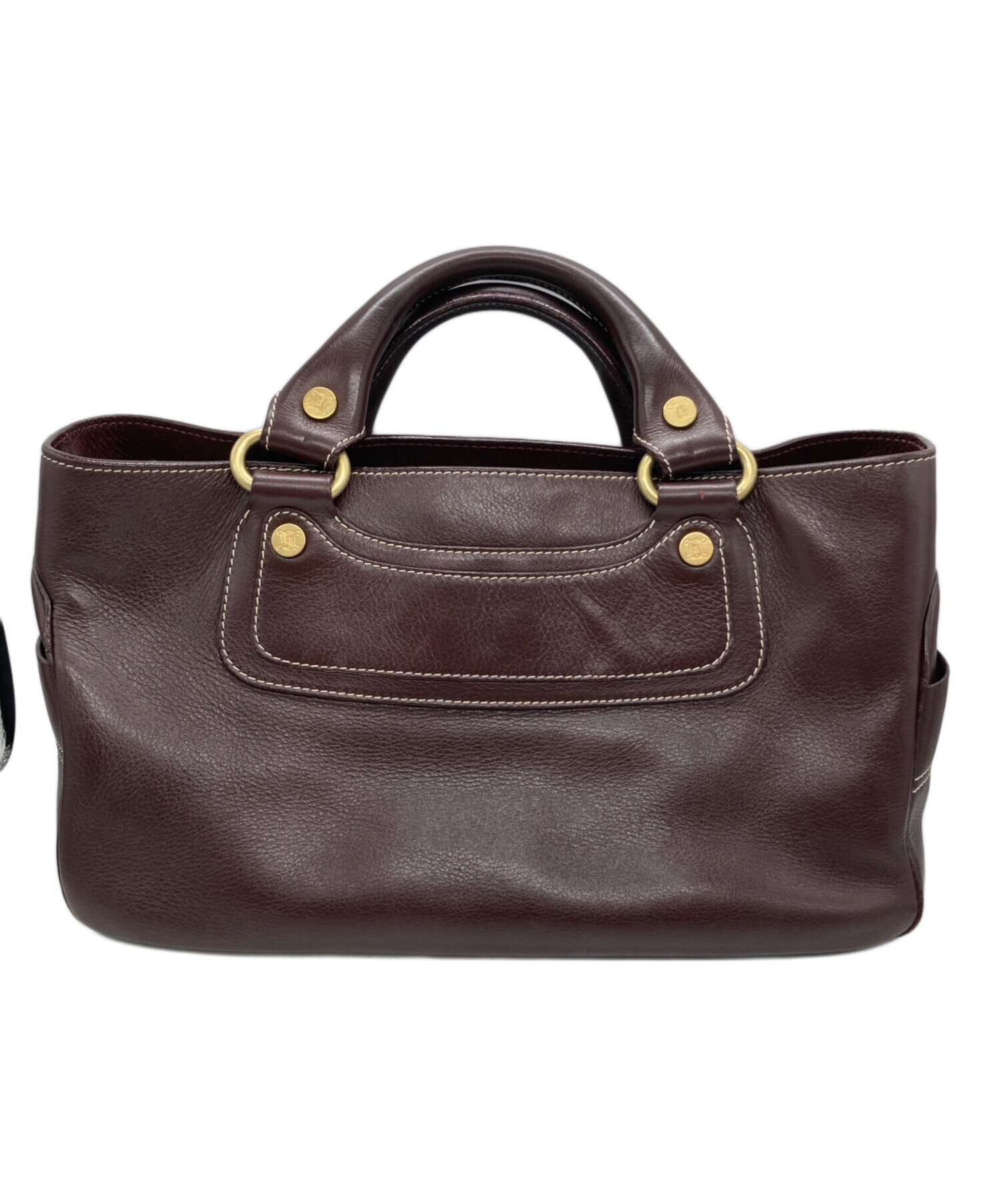 中古・古着通販】CELINE (セリーヌ) ハンドバッグ ブラウン｜ブランド