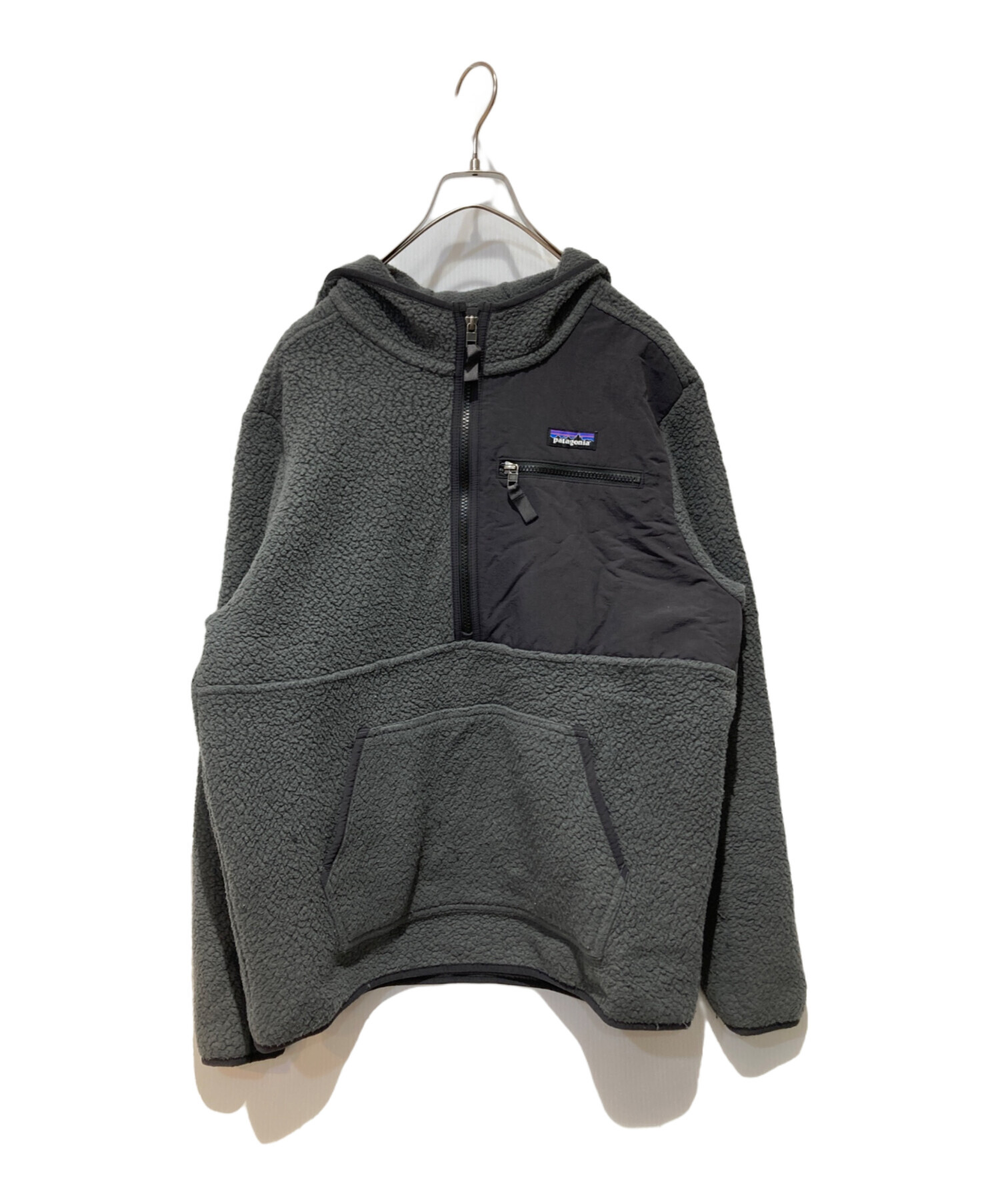 patagonia - 新品 未使用 定価 パタゴニア  ボーイズ レトロ パイル XL グレー 中古・古着通販】Patagonia (パタゴニア) レトロパイルプルオーバー
