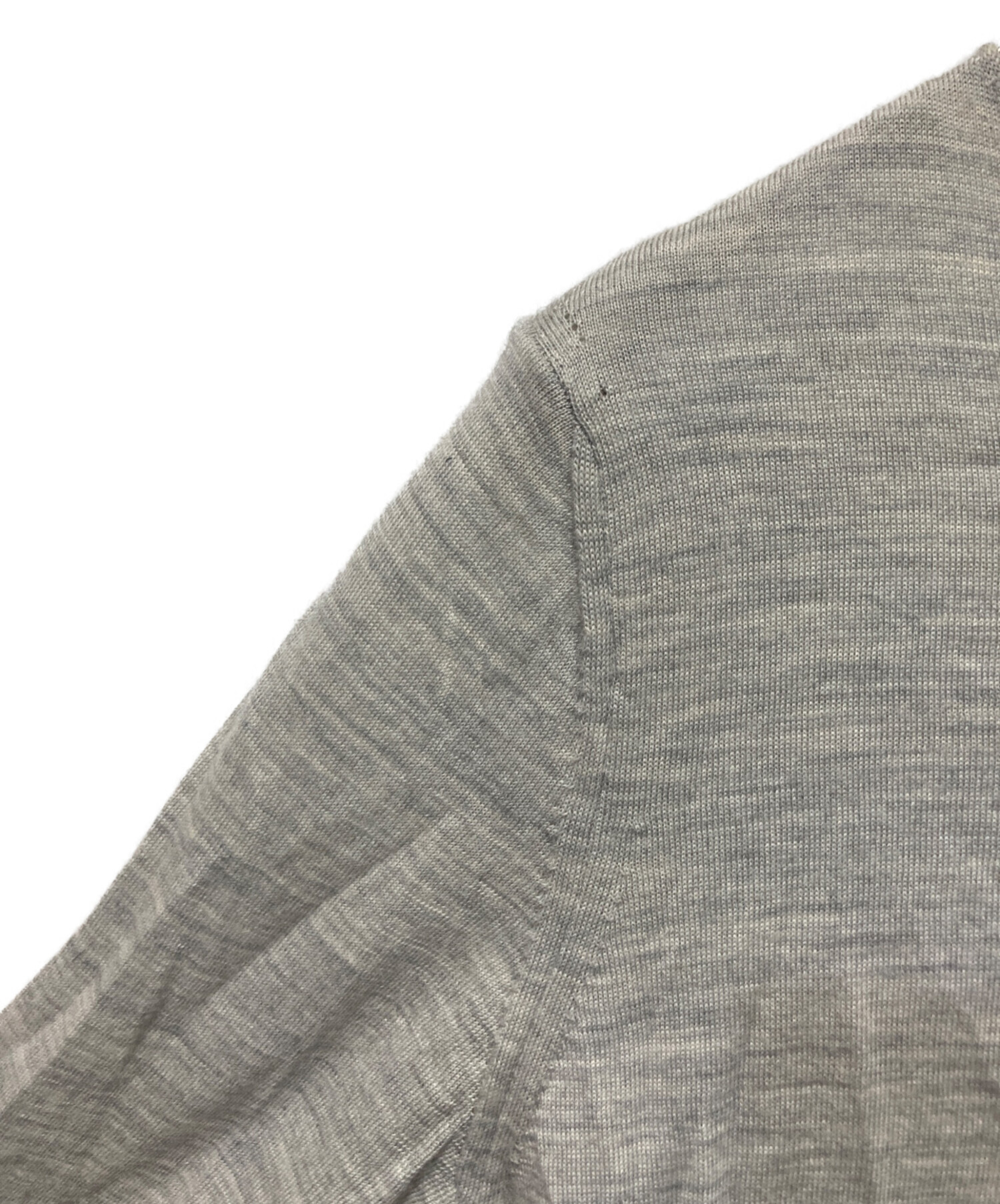 COMME des GARÇONS 半袖ニットセーター S グレー　フリース風 中古・古着通販】COMME des GARCONS COMME des GARCONS