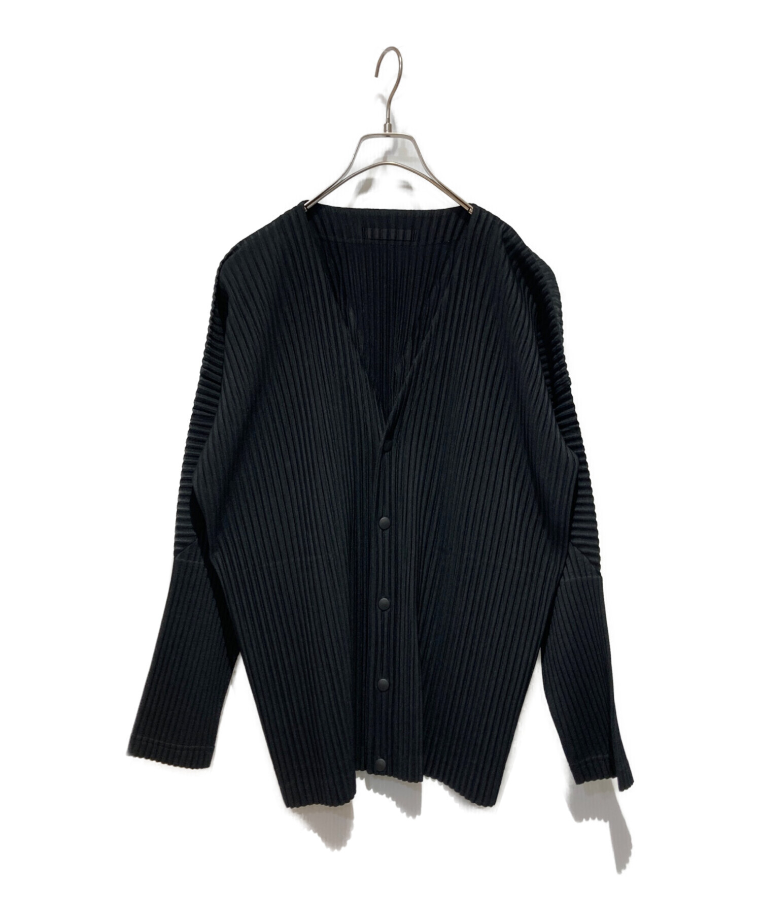 サイズ2オムプリッセイッセイミヤケカーディガン 中古・古着通販】HOMME PLISSE ISSEY MIYAKE (オム プリッセ イッセイ