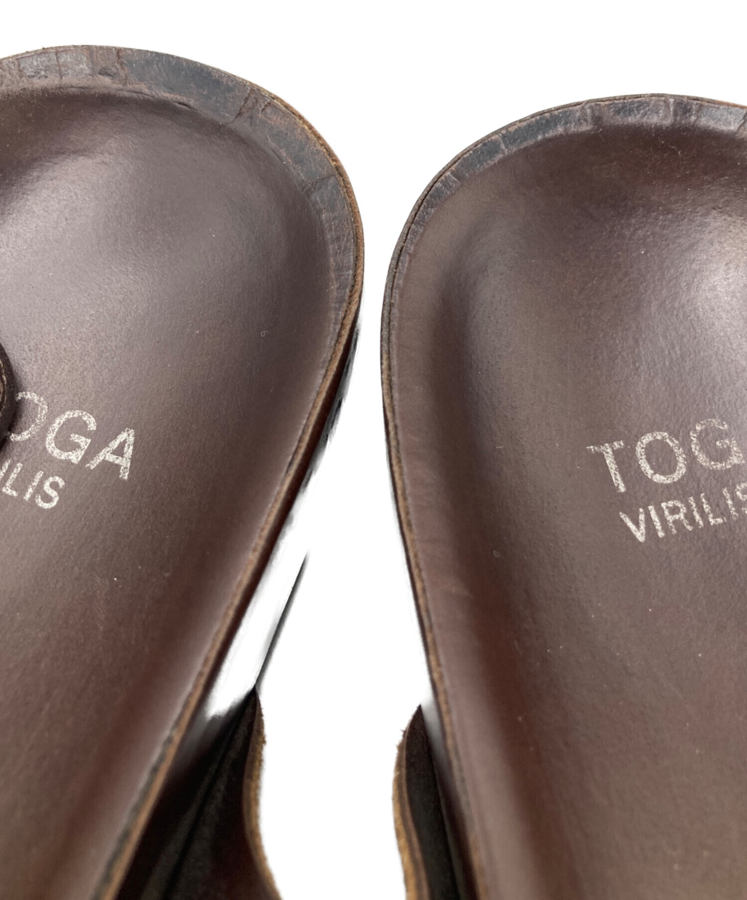 中古・古着通販】TOGA VIRILIS (トーガ ビリリース) レザーサンダル