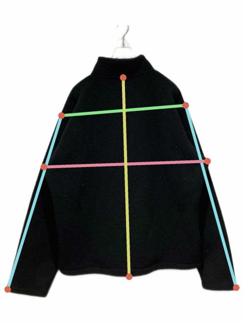中古・古着通販】stussy (ステューシー) Half Zip Mock Neck ブラック