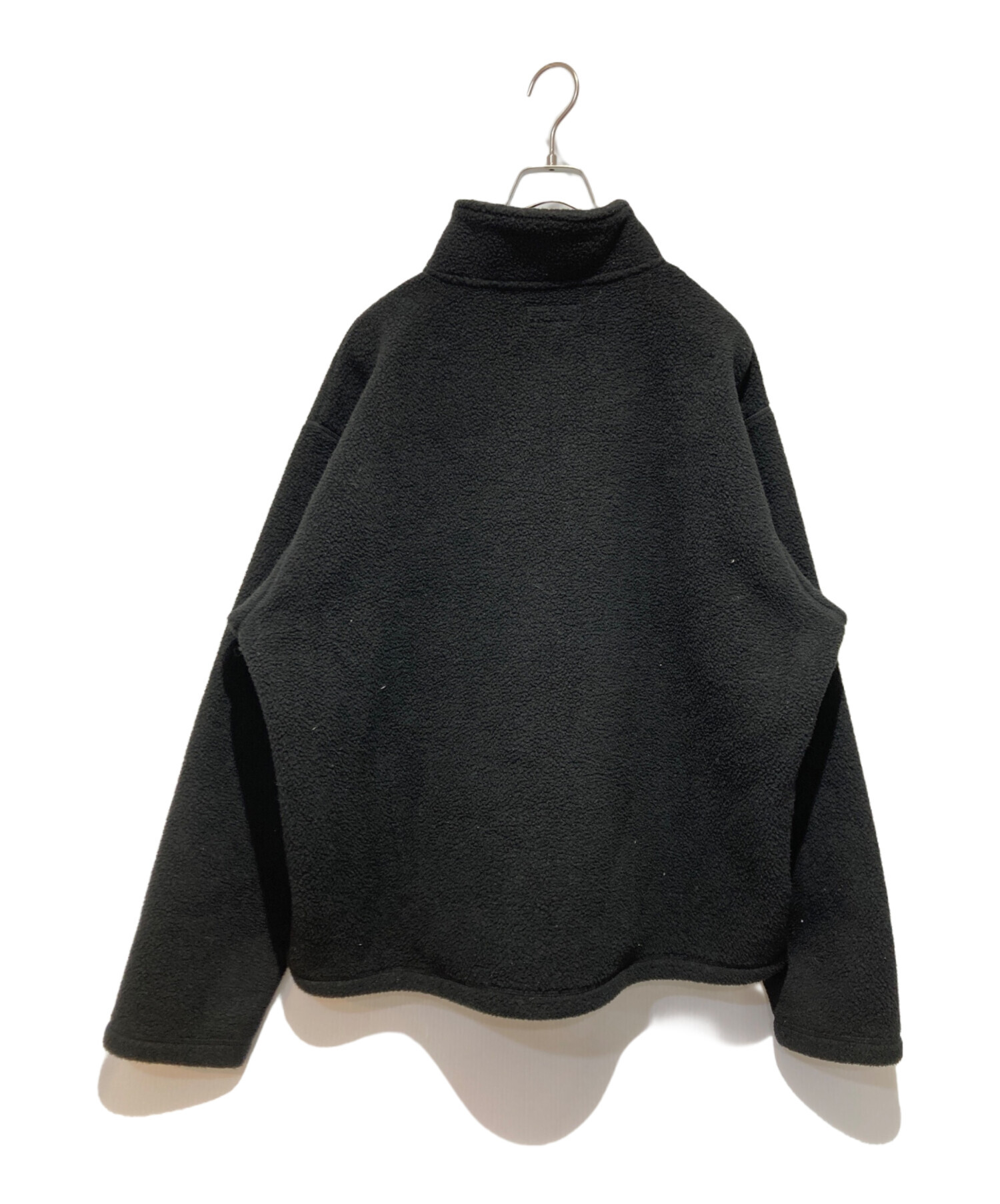 中古・古着通販】stussy (ステューシー) Half Zip Mock Neck ブラック
