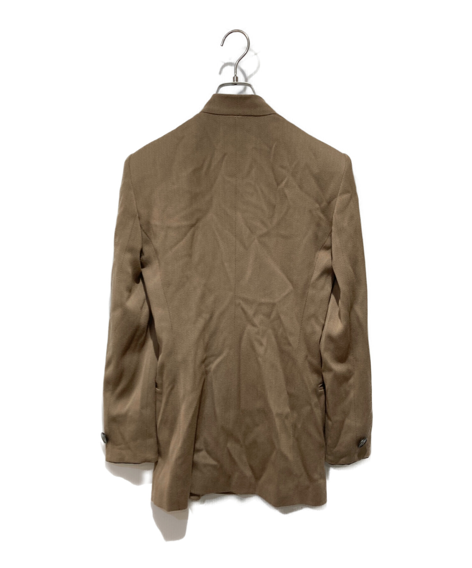 EMPORIO ARMANI - EMPORIO ARMANI カジュアルジャケット XS ベージュ 【古着】【中古】【送料無料】 中古・古着通販】EMPORIO ARMANI (エンポリオ アルマーニ) スタンド