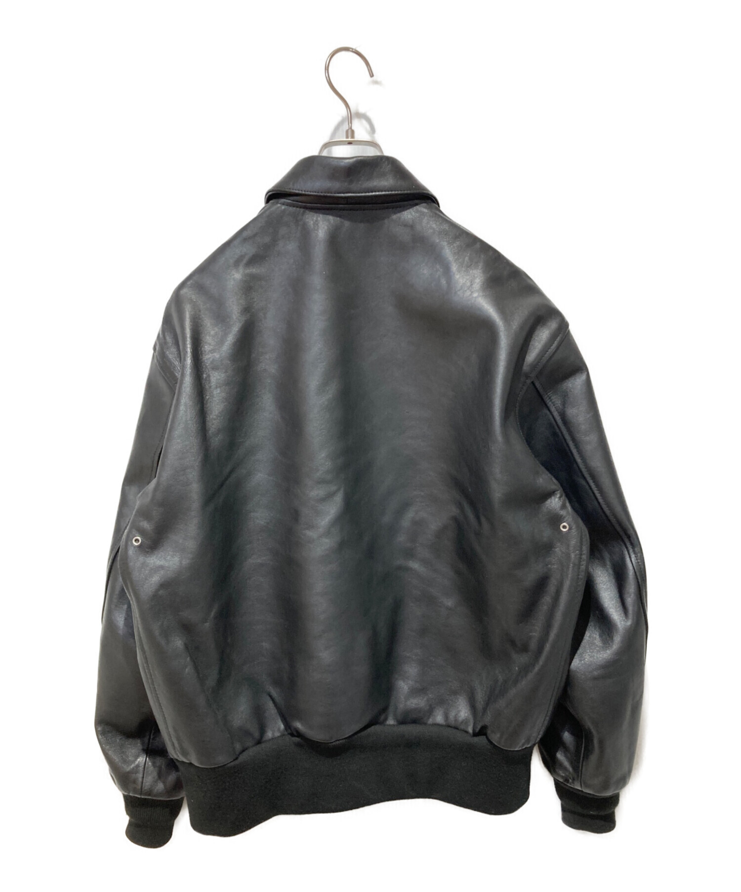 Schott 黒 カジュアルジャケット 中古・古着通販】Schott (ショット) レザージャケット ブラック サイズ