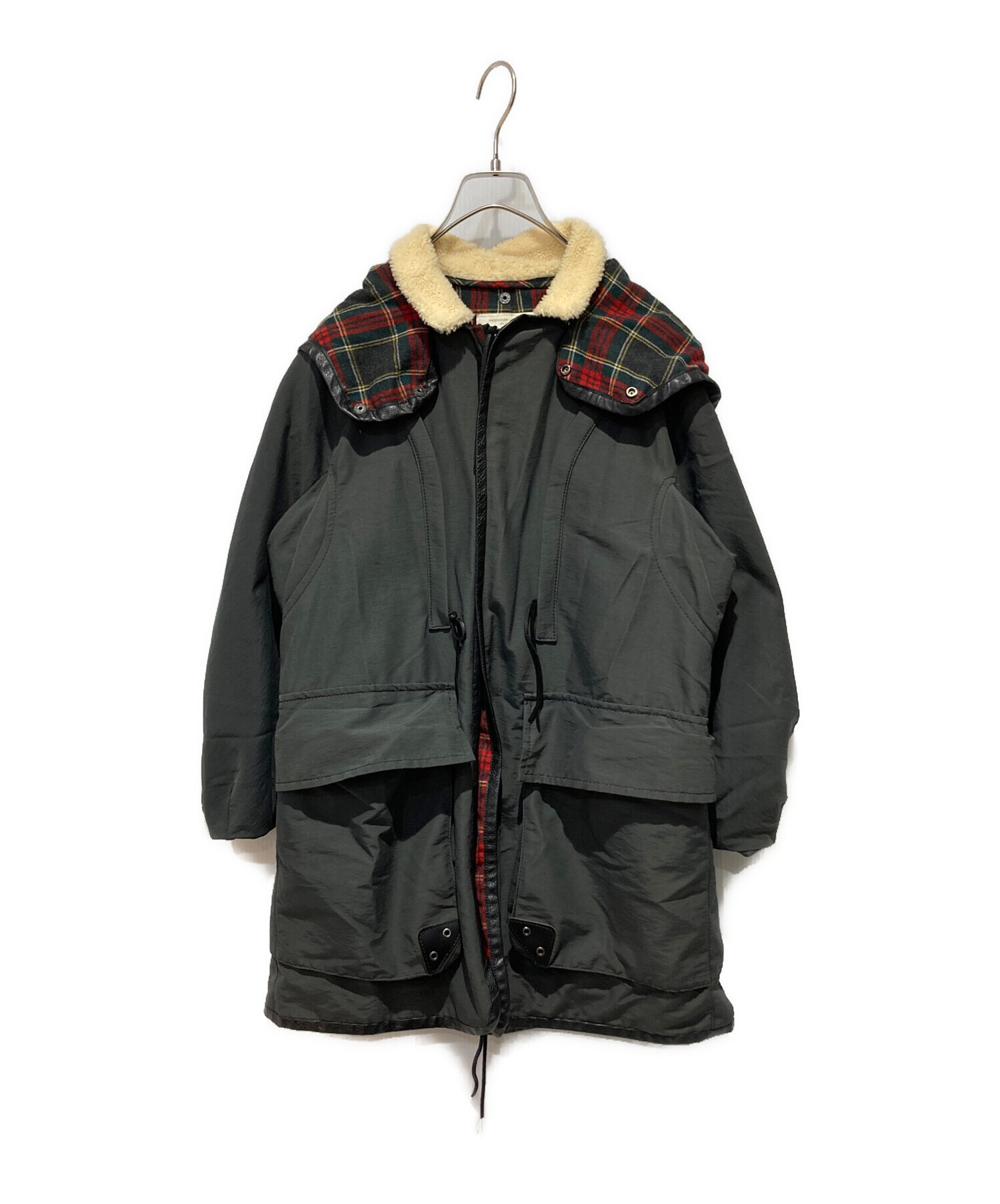 中古・古着通販】UNDERCOVER (アンダーカバー) 裏地チェックモッズ