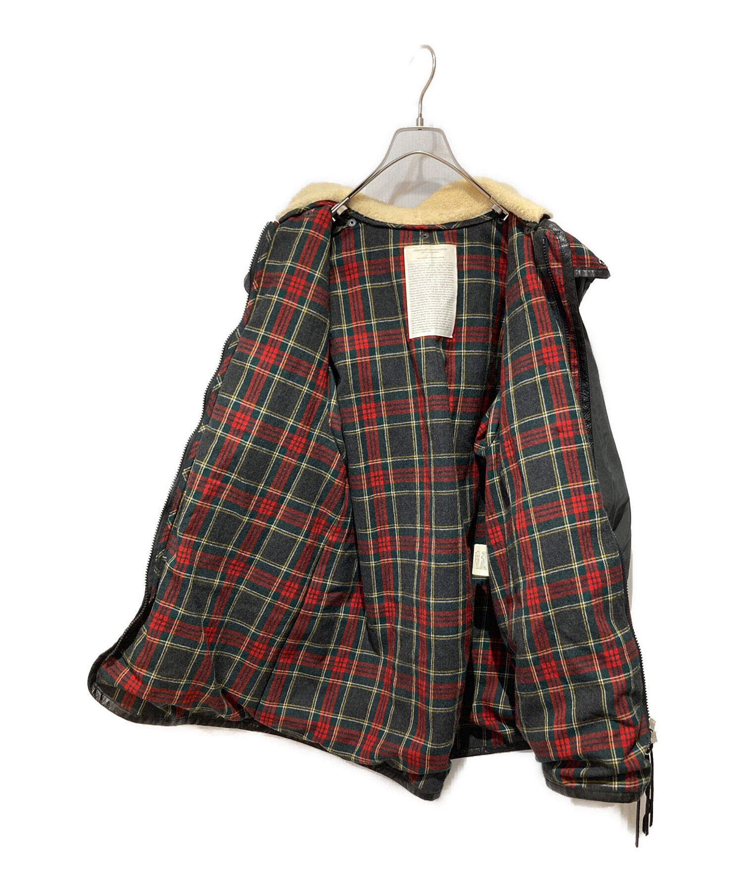 中古・古着通販】UNDERCOVER (アンダーカバー) 裏地チェックモッズ