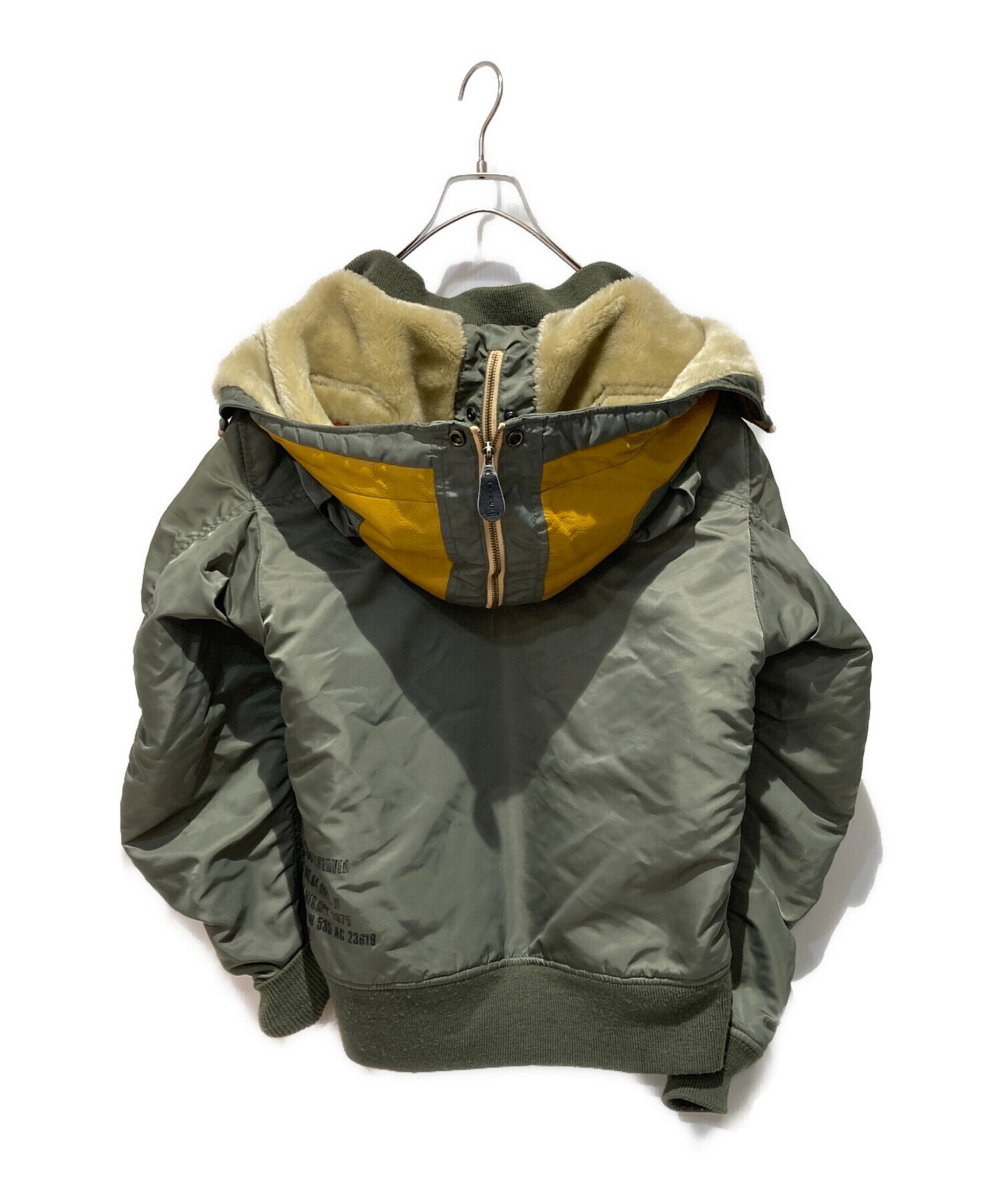 中古・古着通販】AVIREX (アヴィレックス) REMODEL MA-1 JACKET カーキ