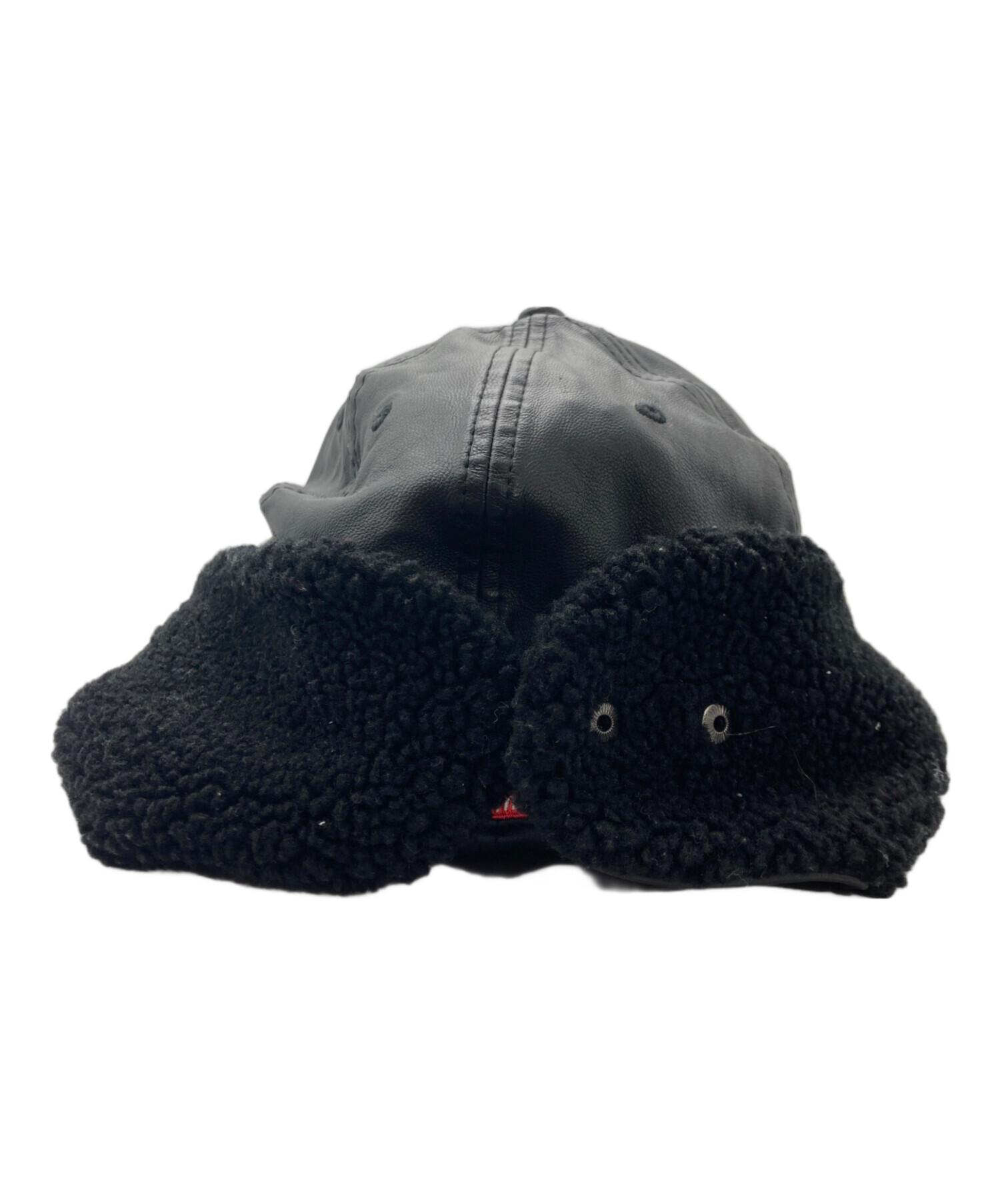 中古・古着通販】Supreme (シュプリーム) LEATHER EARFLAP BOX LOGO