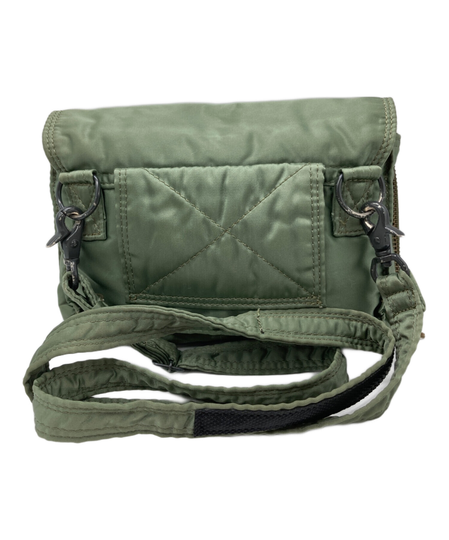 PORTER オリーブグリーン バッグ中古品30年位前の物 中古・古着通販】PORTER (ポーター) TANKER SHOULDER BAG グリーン