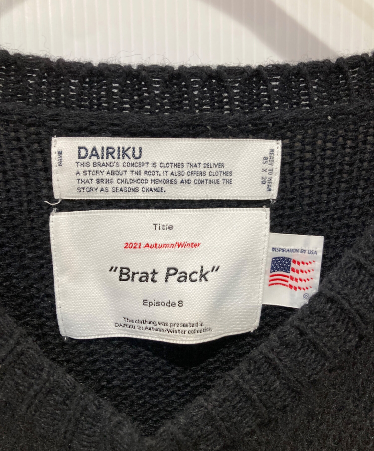 中古・古着通販】DAIRIKU (ダイリク) Flower Cross Embroidery Border