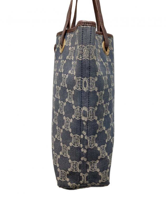 中古・古着通販】CELINE (セリーヌ) マカダムデニムトートバッグ