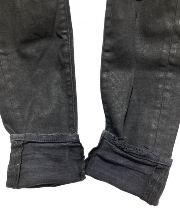 PURPLE BRAND ブラックデニム 30 中古・古着通販】PURPLE-BRAND (パープル ブランド) コーティング