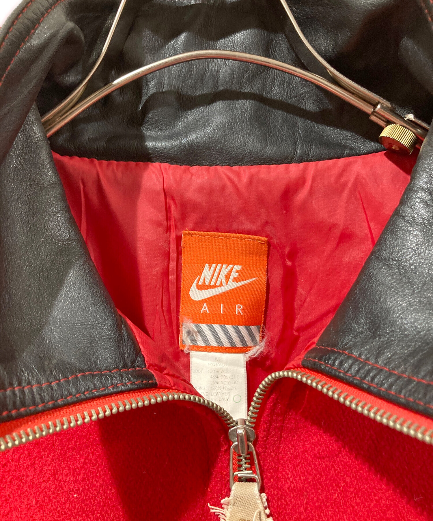 中古・古着通販】NIKE (ナイキ) スタジャン レッド×ブラック サイズ:M
