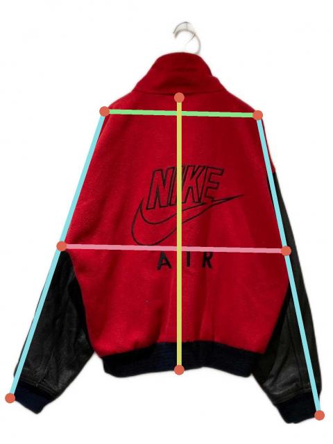 中古・古着通販】NIKE (ナイキ) スタジャン レッド×ブラック サイズ:M