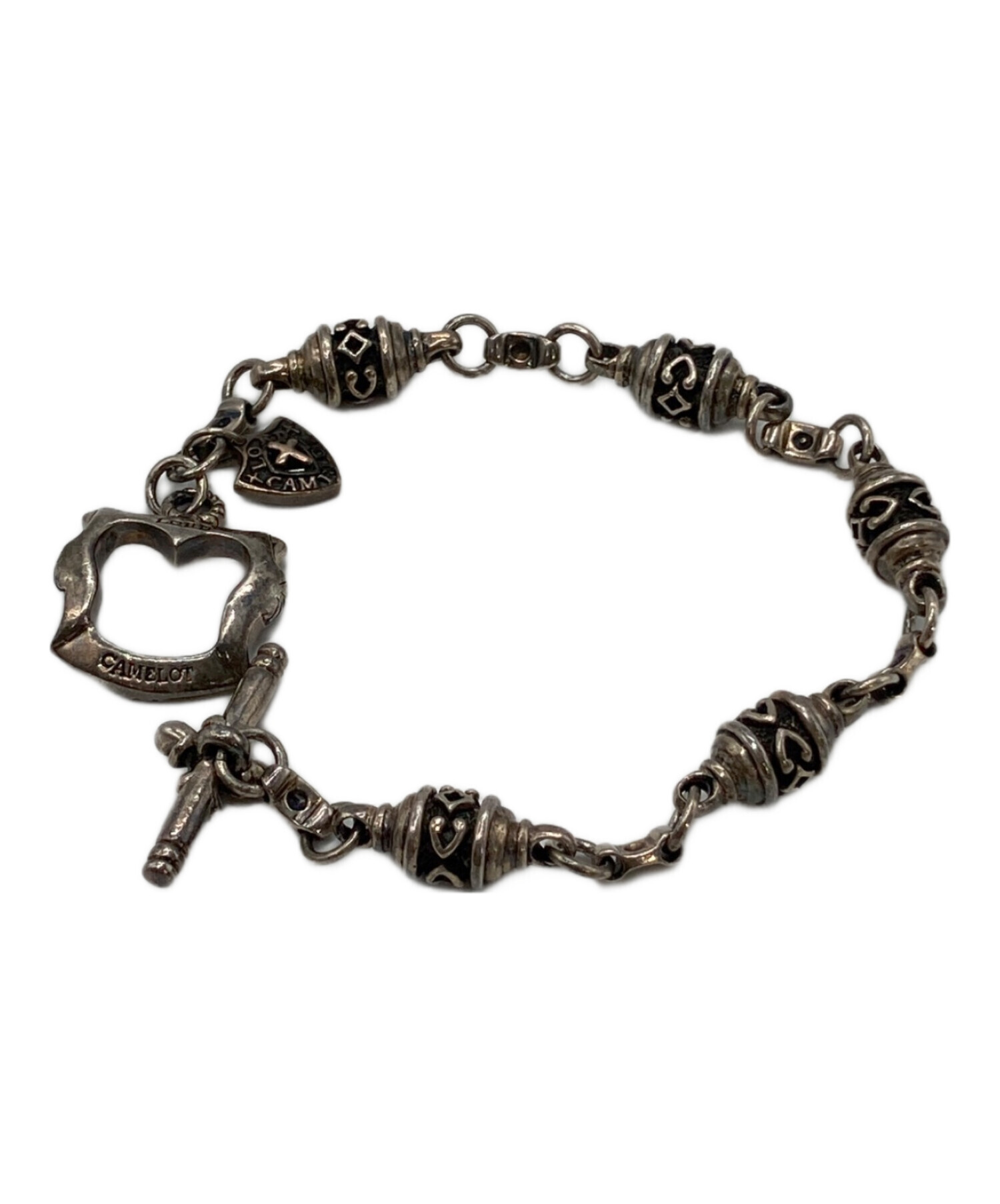 LORD CAMELOT　ブレスレット　ブラックスピネル　SILVER 中古・古着通販】LORD CAMELOT (ロード キャメロット) シルバー