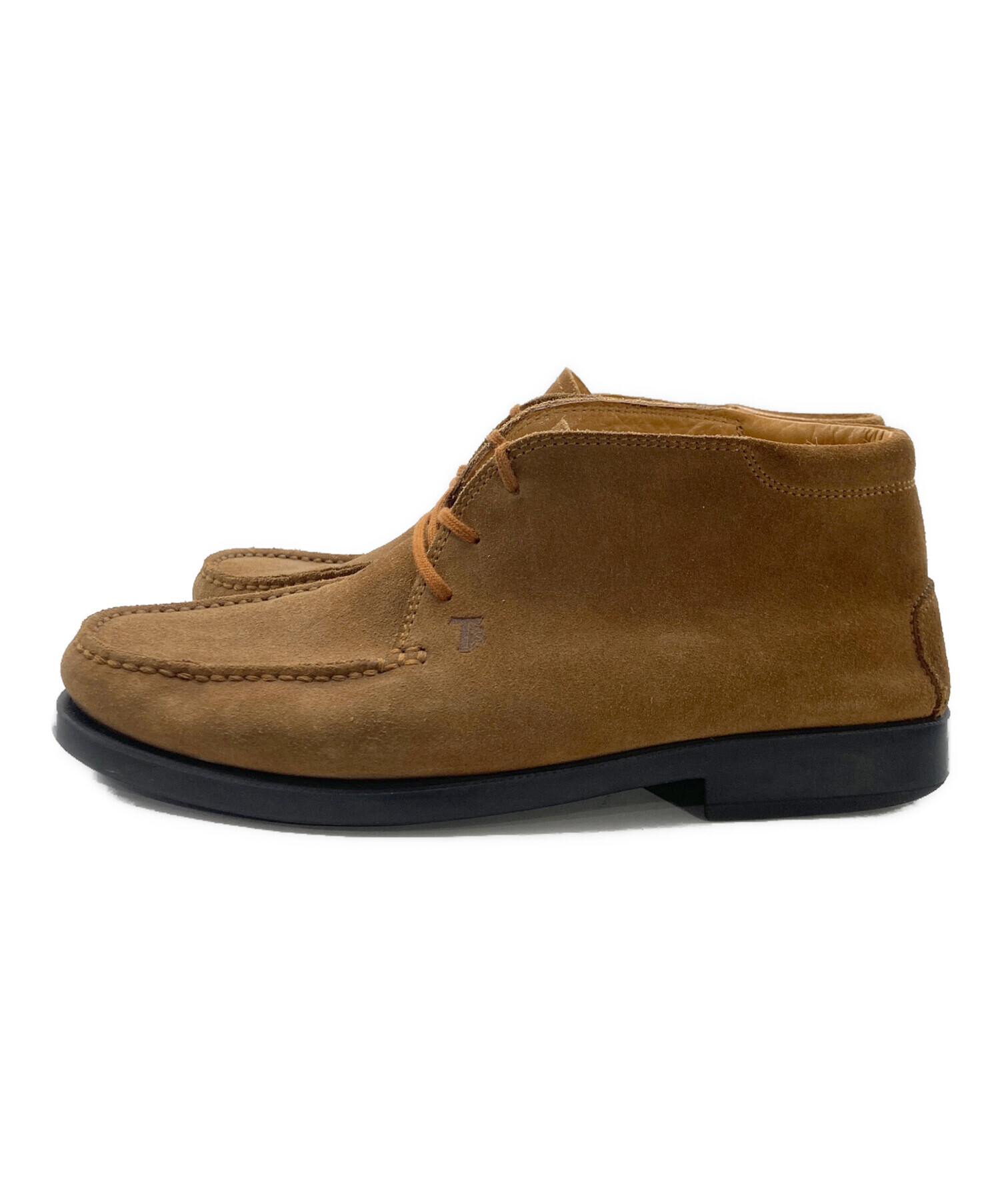 中古・古着通販】tods (トッズ) スエード デザートブーツ ブラウン