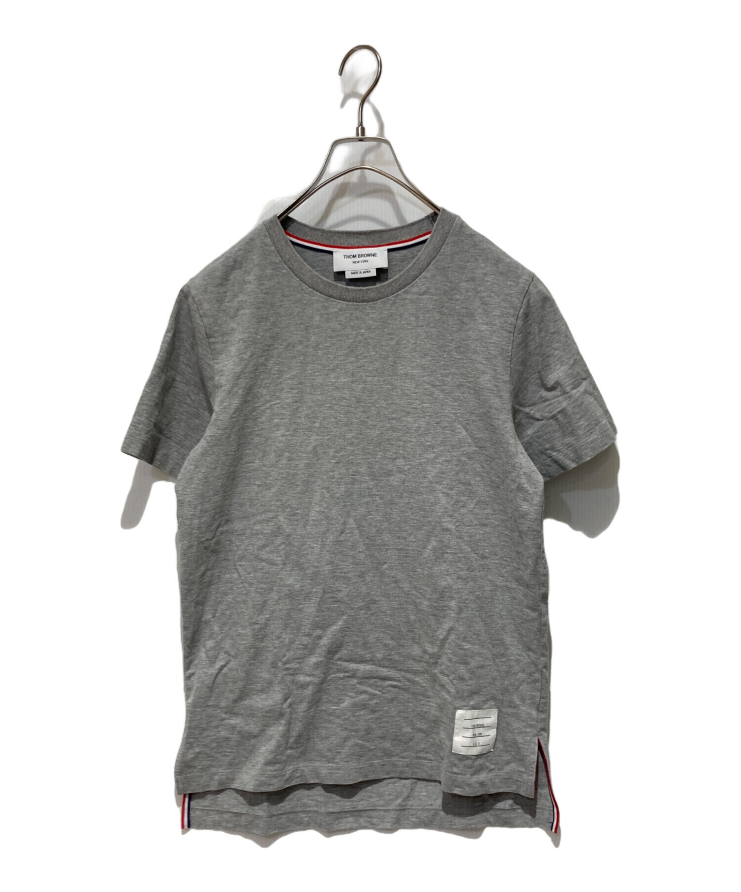 THOM BROWNE 半袖 Tシャツ　イタリア製　2. グレー 中古・古着通販】Thom Browne (トムブラウン) Tシャツ グレー