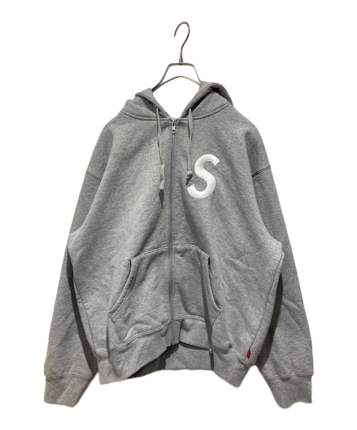 90s シュプリーム ZIPパーカー グレー M supreme 中古・古着通販】Supreme (シュプリーム) S Logo Zip Up Hooded グレー