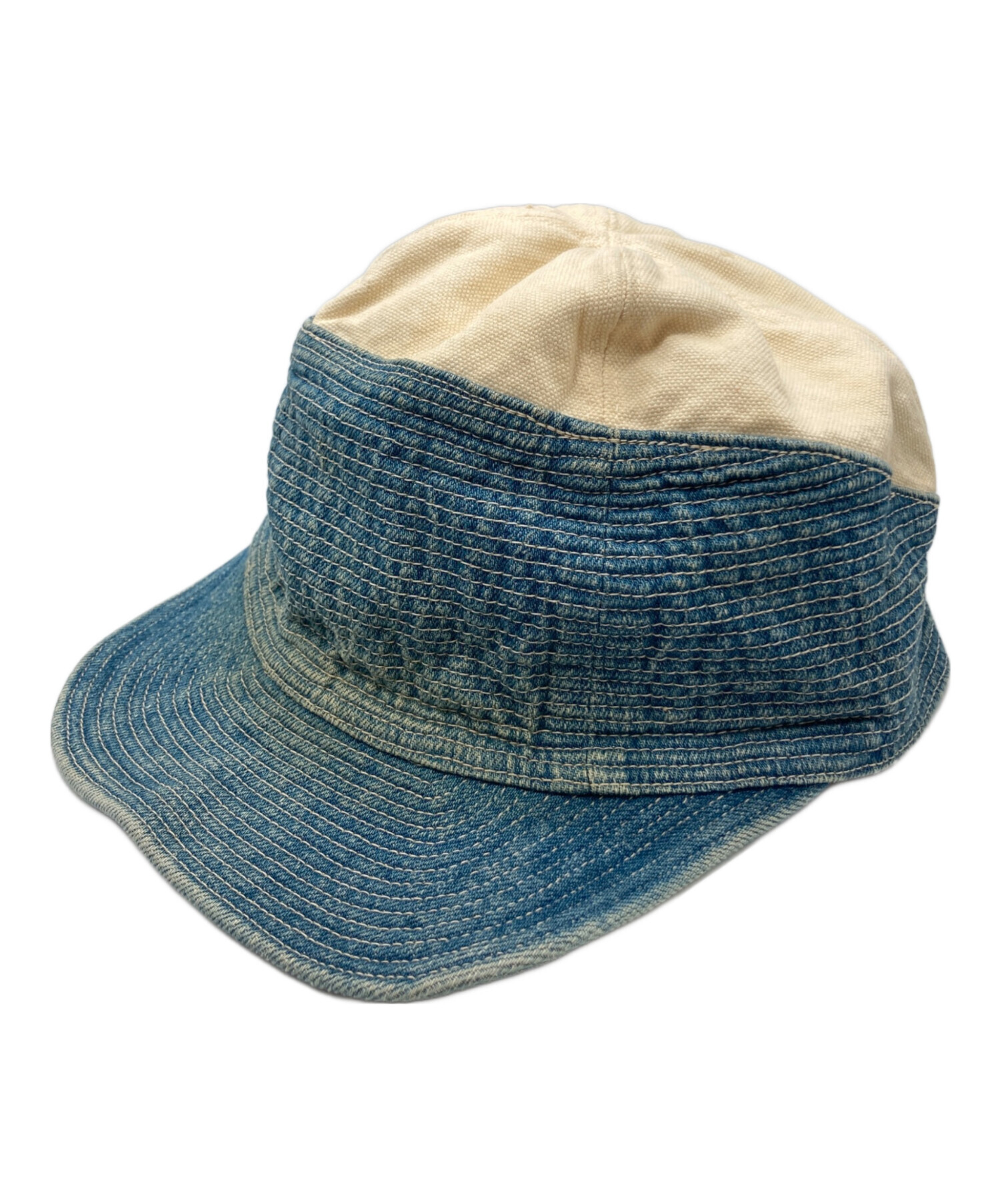 KAPITAL ワークキャップ インディゴブルー 中古・古着通販】KAPITAL (キャピタル) キャップ インディゴ｜ブランド