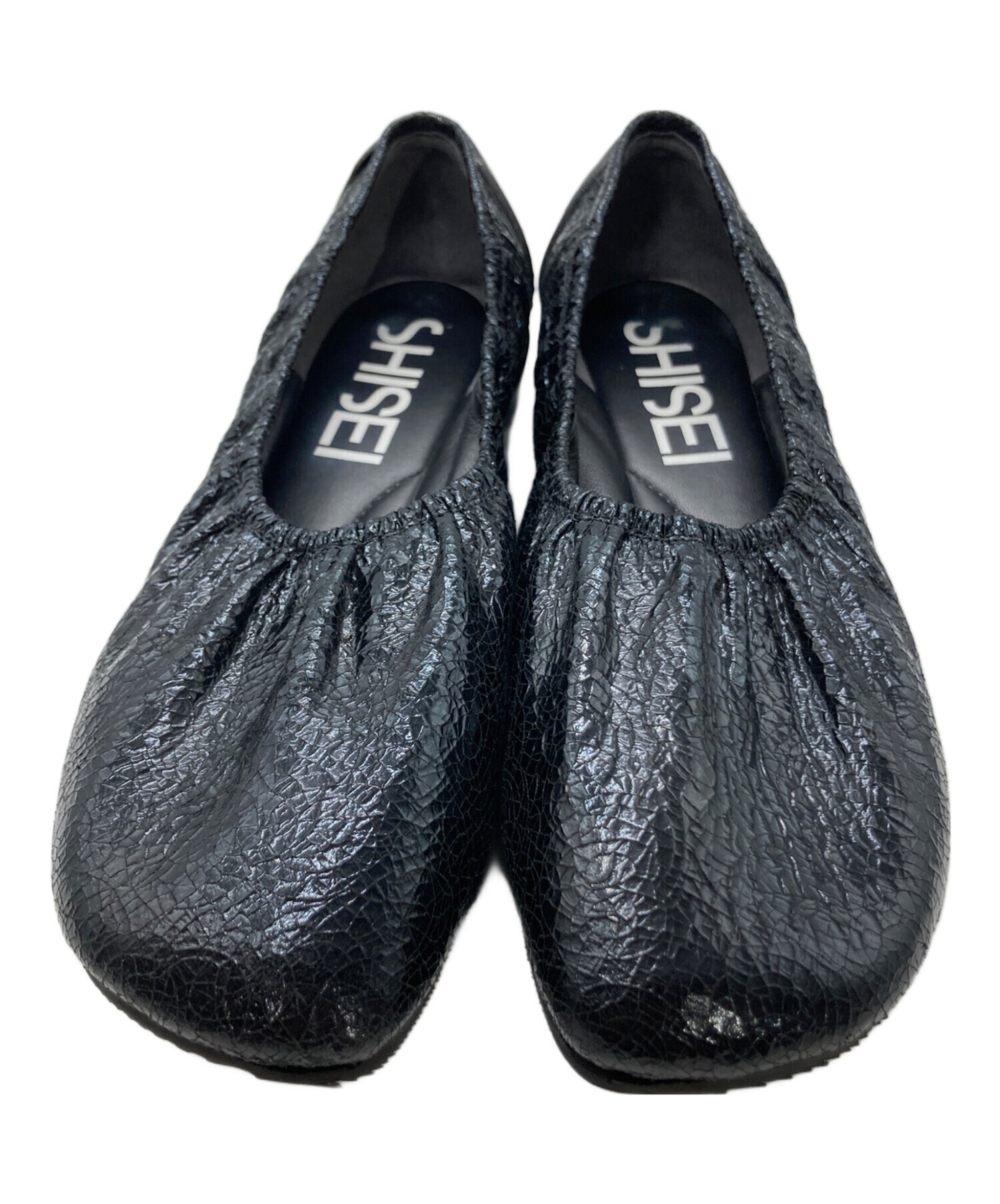 中古・古着通販】SHISEI (シセイ) GATHER BALLET METALIC ブラック