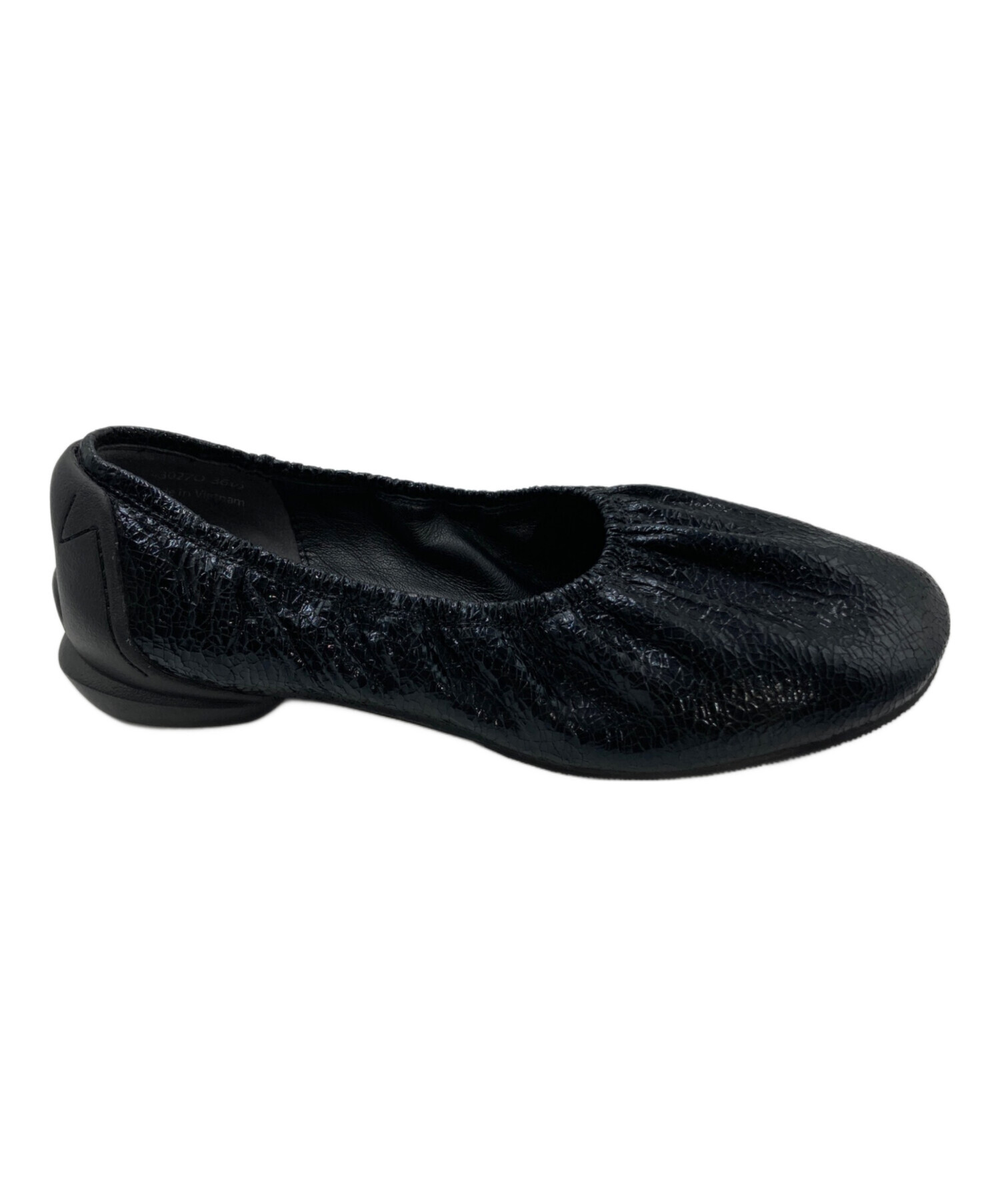 中古・古着通販】SHISEI (シセイ) GATHER BALLET METALIC ブラック