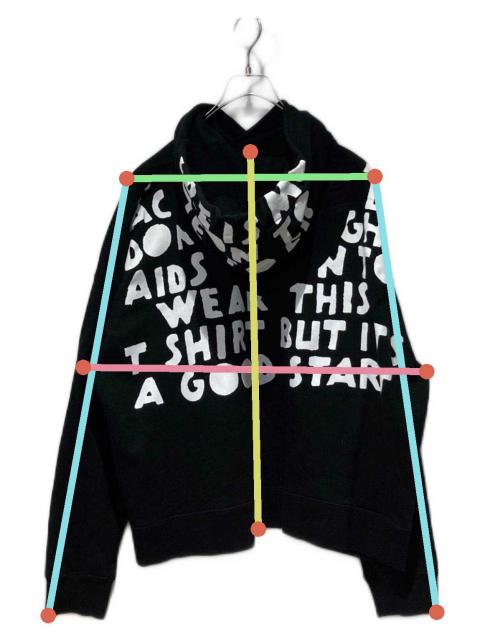 ⭐️Maison Margielaマルジェラ チャリティAIDS パーカー 中古・古着通販】Maison Margiela (メゾンマルジェラ) エイズプリント