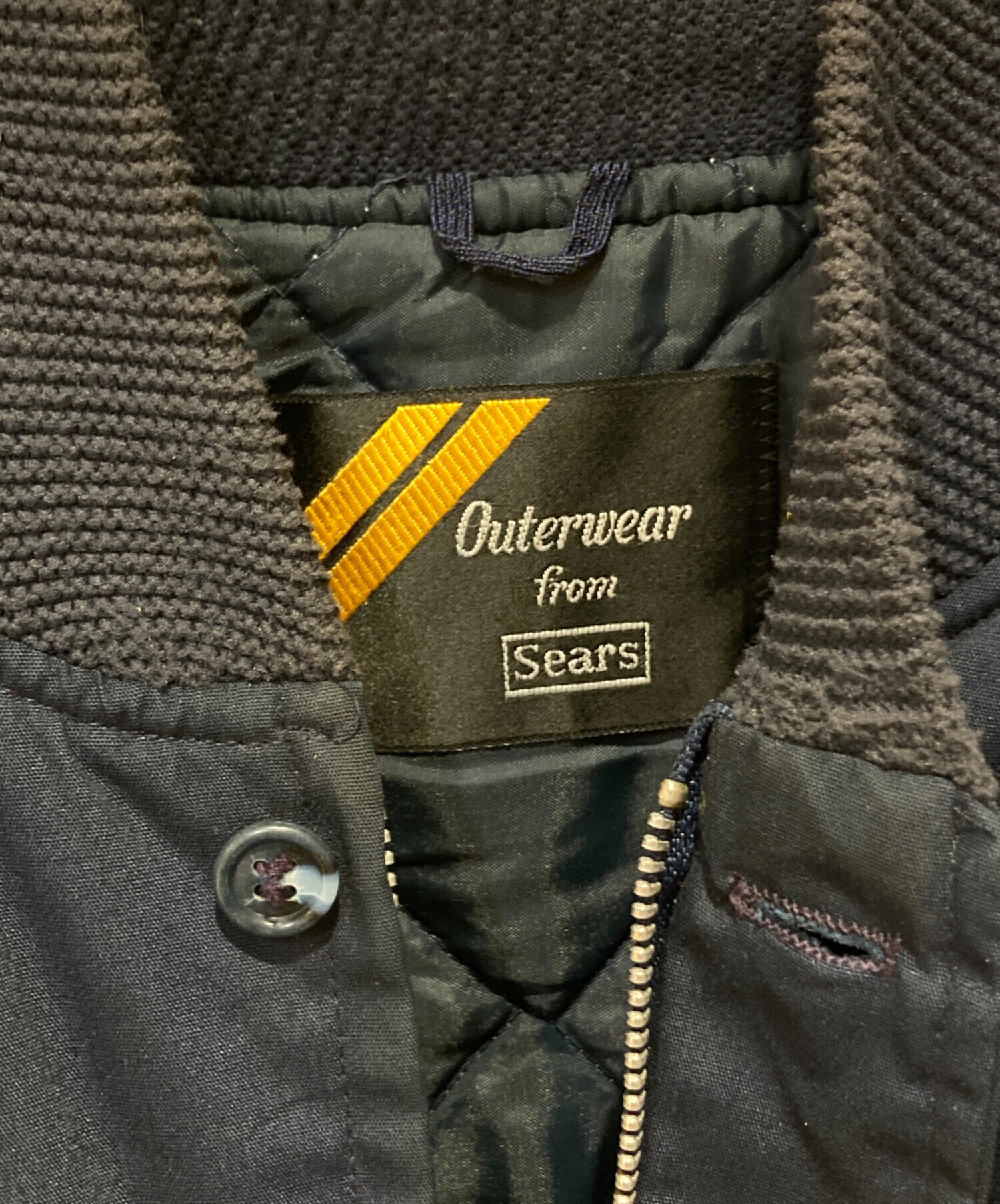 中古・古着通販】Sears (シアーズ) フライトジャケット ネイビー