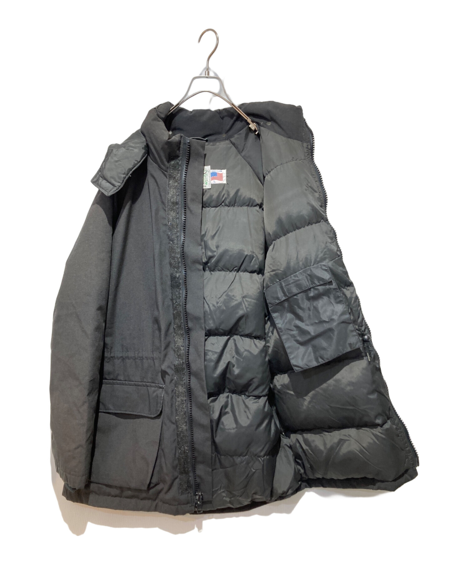 中古・古着通販】Schott (ショット) ダウンジャケット ブラック サイズ