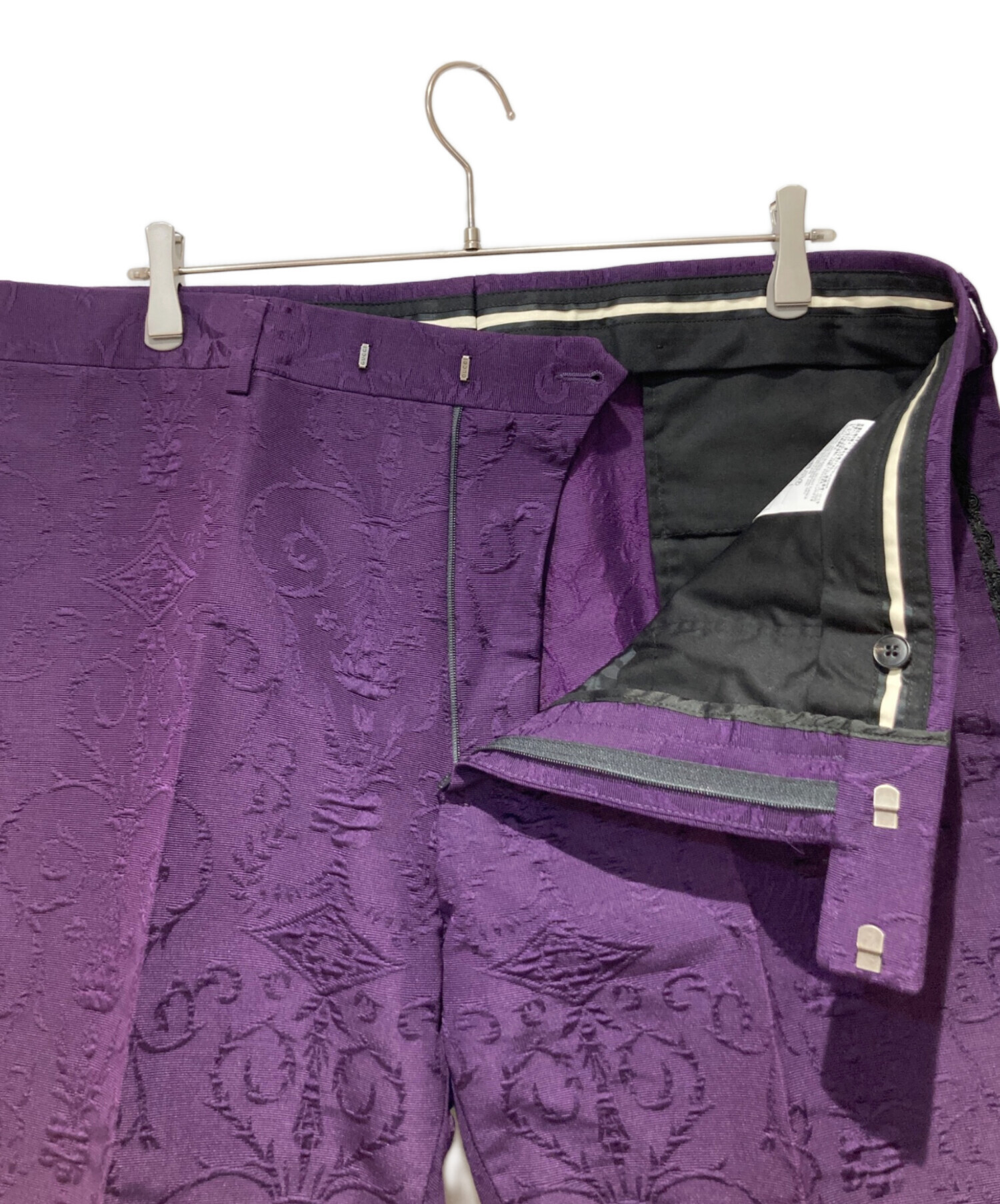 中古・古着通販】GUCCI (グッチ) スラックス パープル サイズ:7-54R