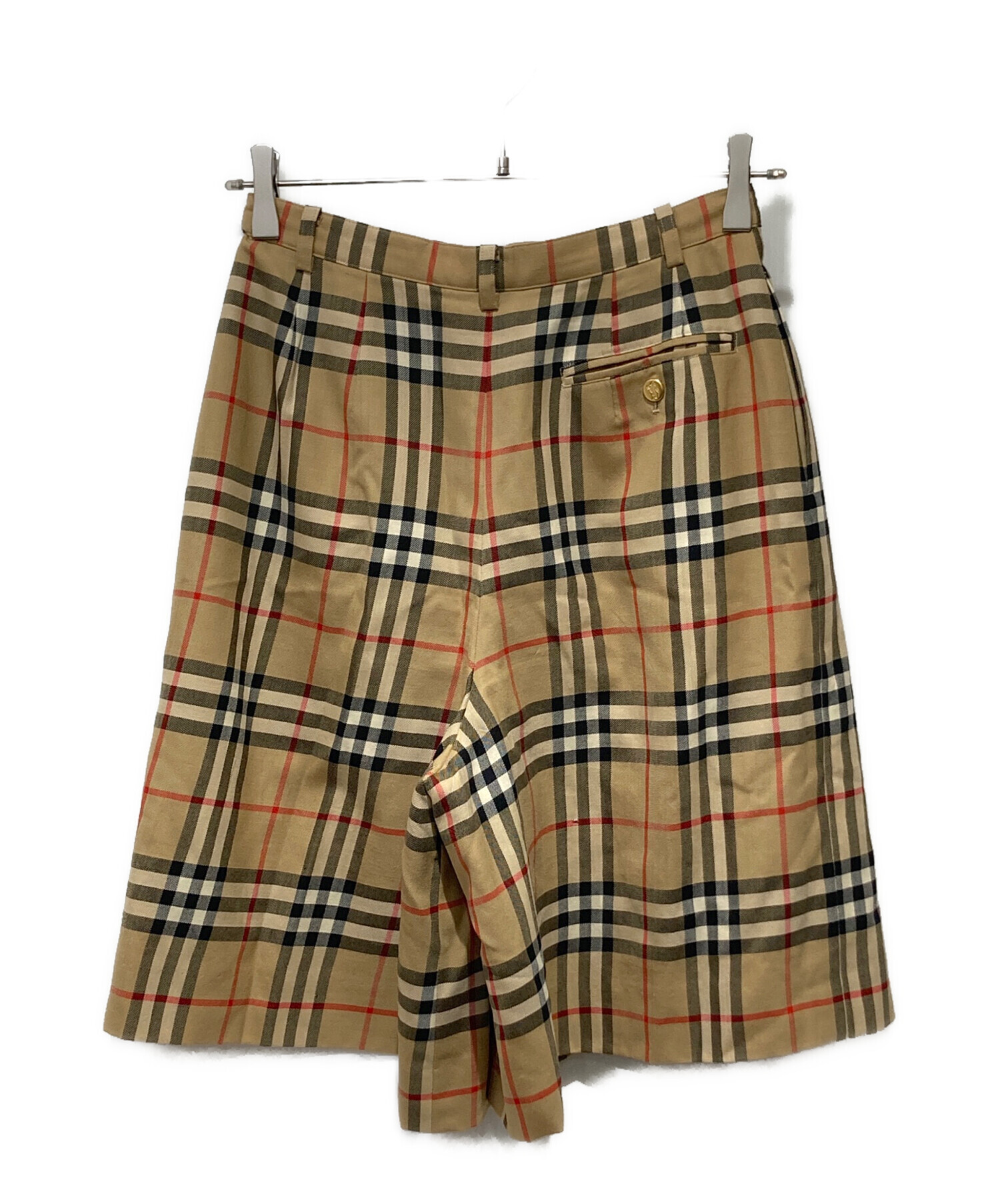 【美品】バーバリー ノバチェック ハーフパンツ ベージュ サイズM 中古・古着通販】Burberry's (バーバリーズ) ノヴァチェックハーフ