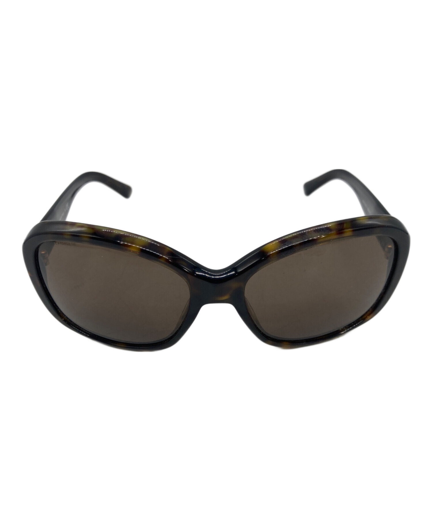 中古・古着通販】PRADA (プラダ) Tortoise Square ブラウン サイズ:58