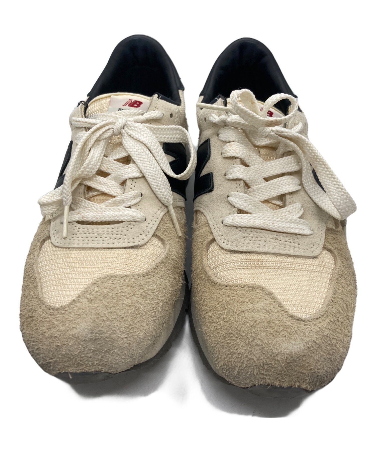 New Balance ニューバランス スニーカー 28cm 白x黒xベージュ 【古着】【中古】 中古・古着通販】NEW BALANCE (ニューバランス) スニーカー ベージュ