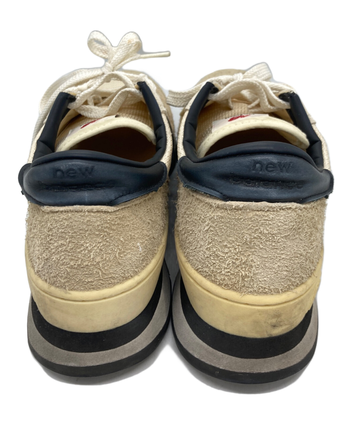 New Balance ニューバランス スニーカー 28cm 白x黒xベージュ 【古着】【中古】 中古・古着通販】NEW BALANCE (ニューバランス) スニーカー ベージュ