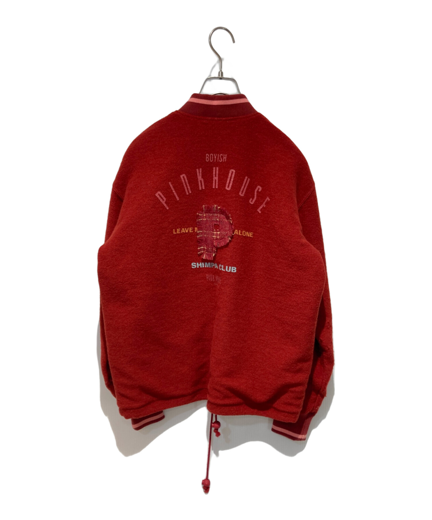 中古・古着通販】PINK HOUSE (ピンクハウス) Pロゴスタジャン レッド