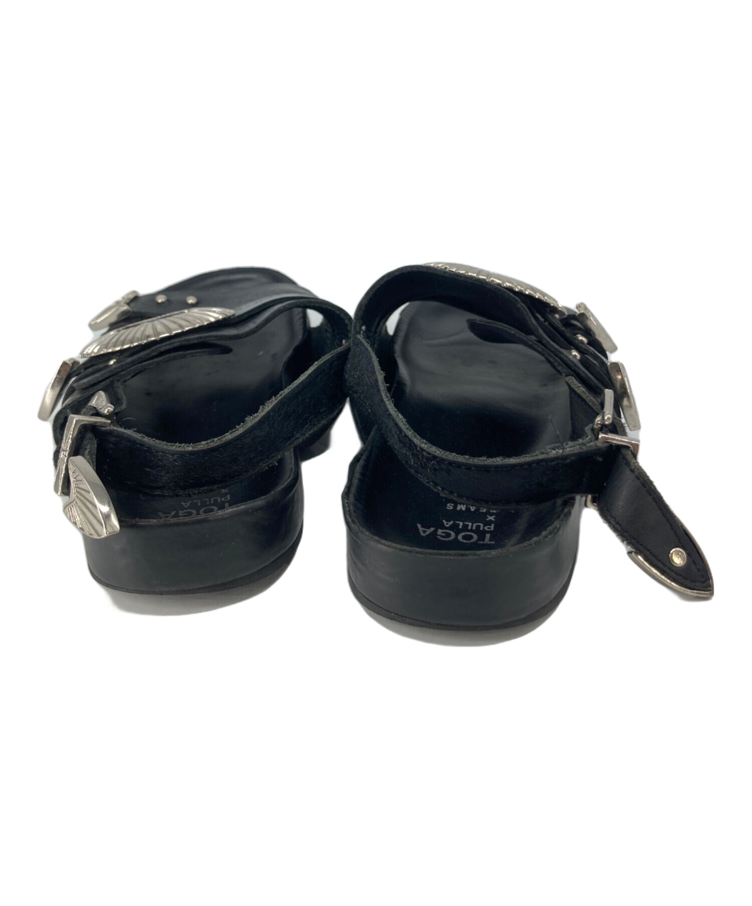 toga pulla × BEAMS トーガ ビームス メタル サンダル 中古・古着通販】TOGA PULLA (トーガ プルラ) BEAMS (ビームス) メタル