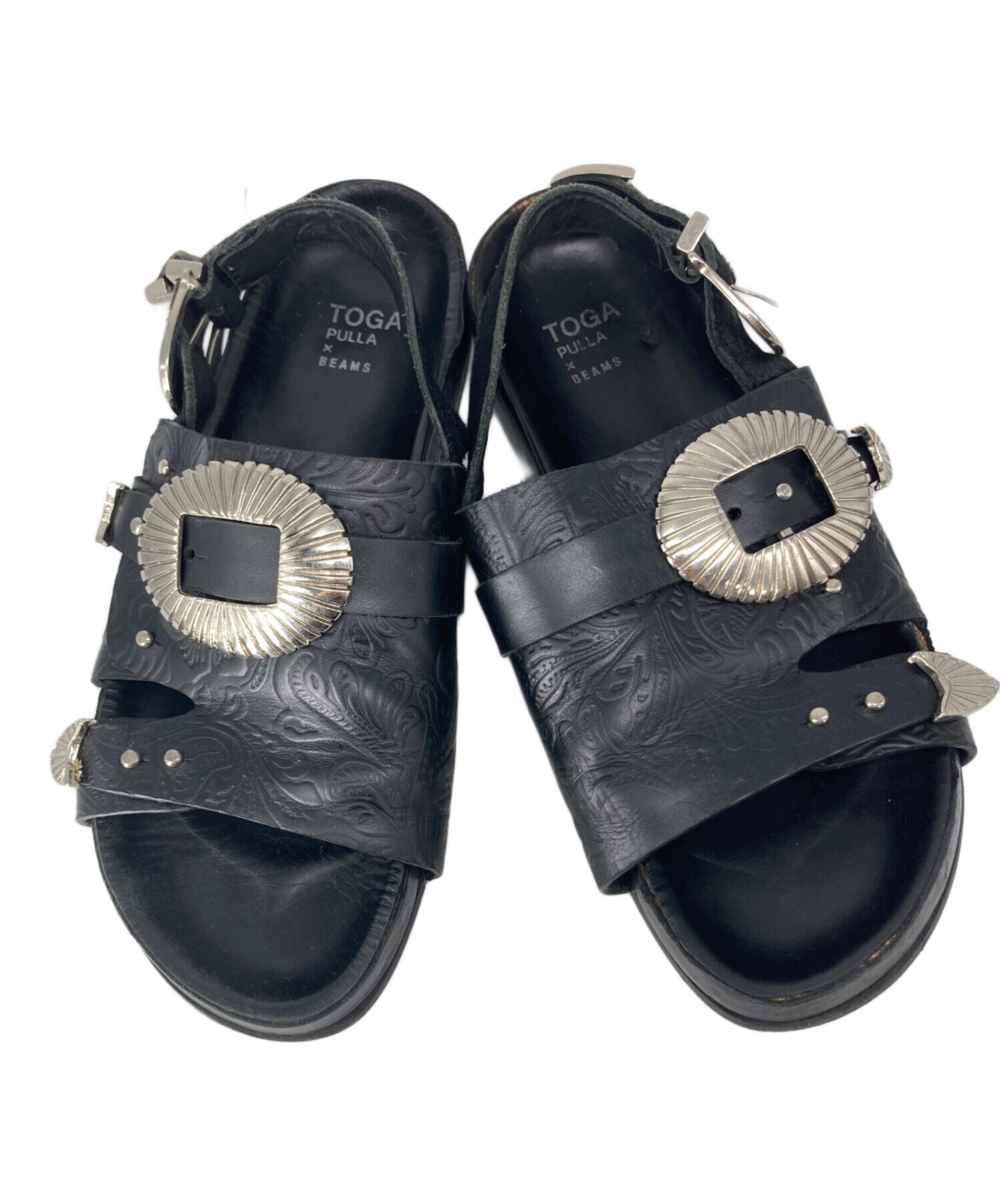 toga pulla × BEAMS トーガ ビームス メタル サンダル 中古・古着通販】TOGA PULLA (トーガ プルラ) BEAMS (ビームス) メタル