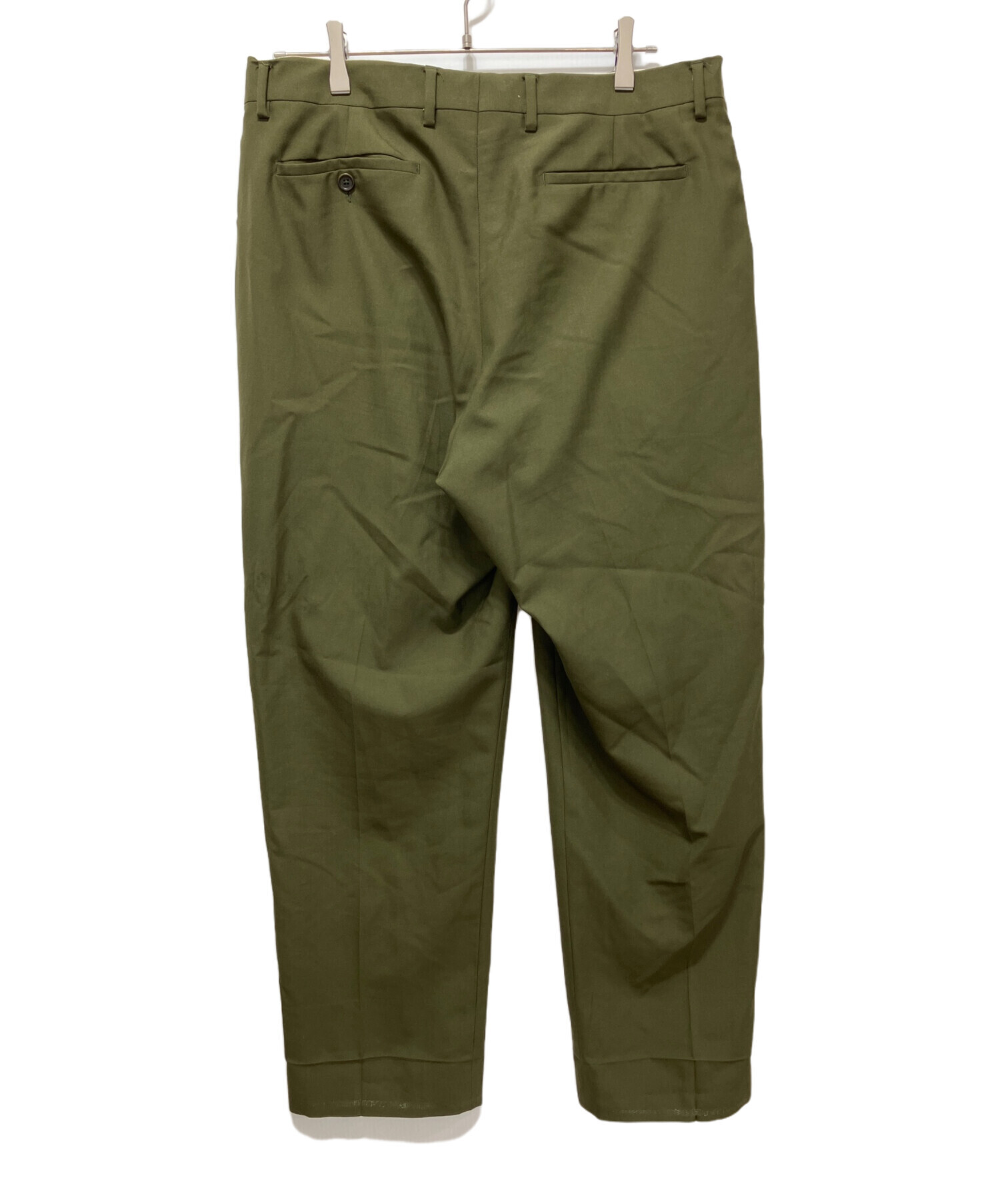 中古・古着通販】Supreme (シュプリーム) Pleated Trouser オリーブ