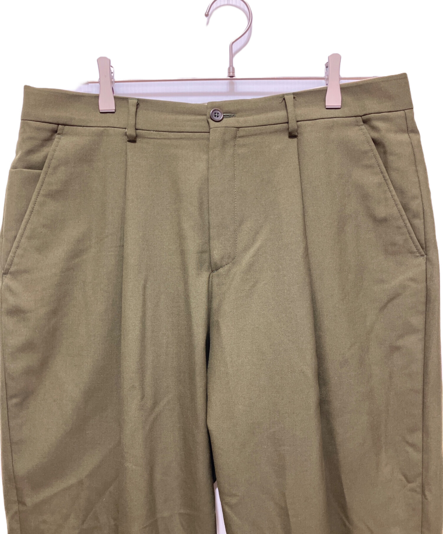 中古・古着通販】Supreme (シュプリーム) Pleated Trouser オリーブ