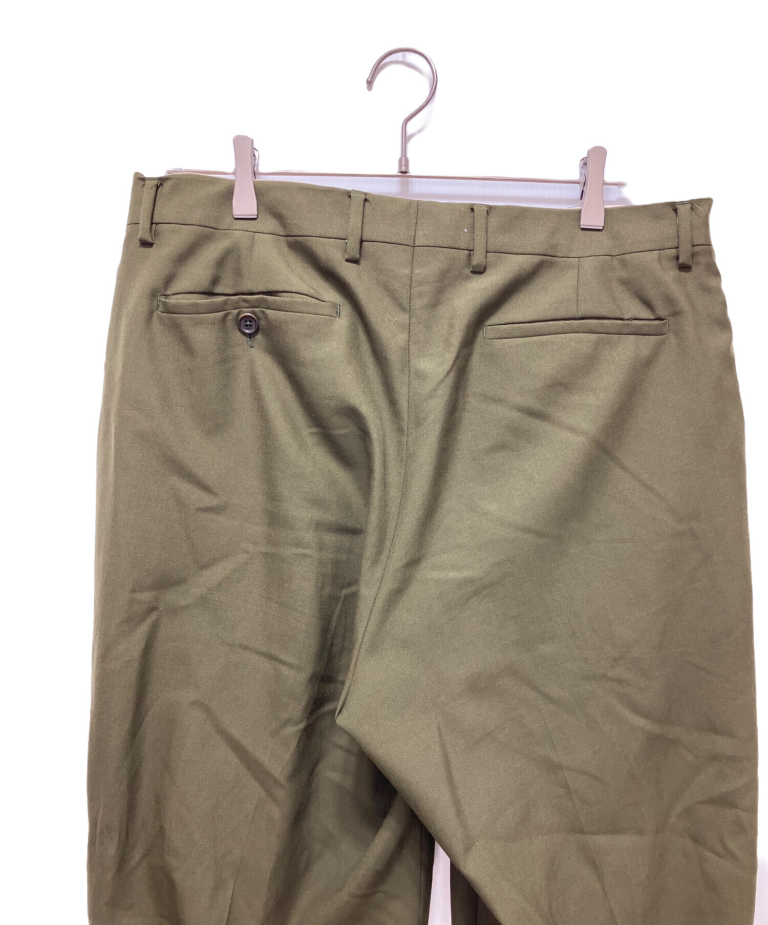 中古・古着通販】Supreme (シュプリーム) Pleated Trouser オリーブ
