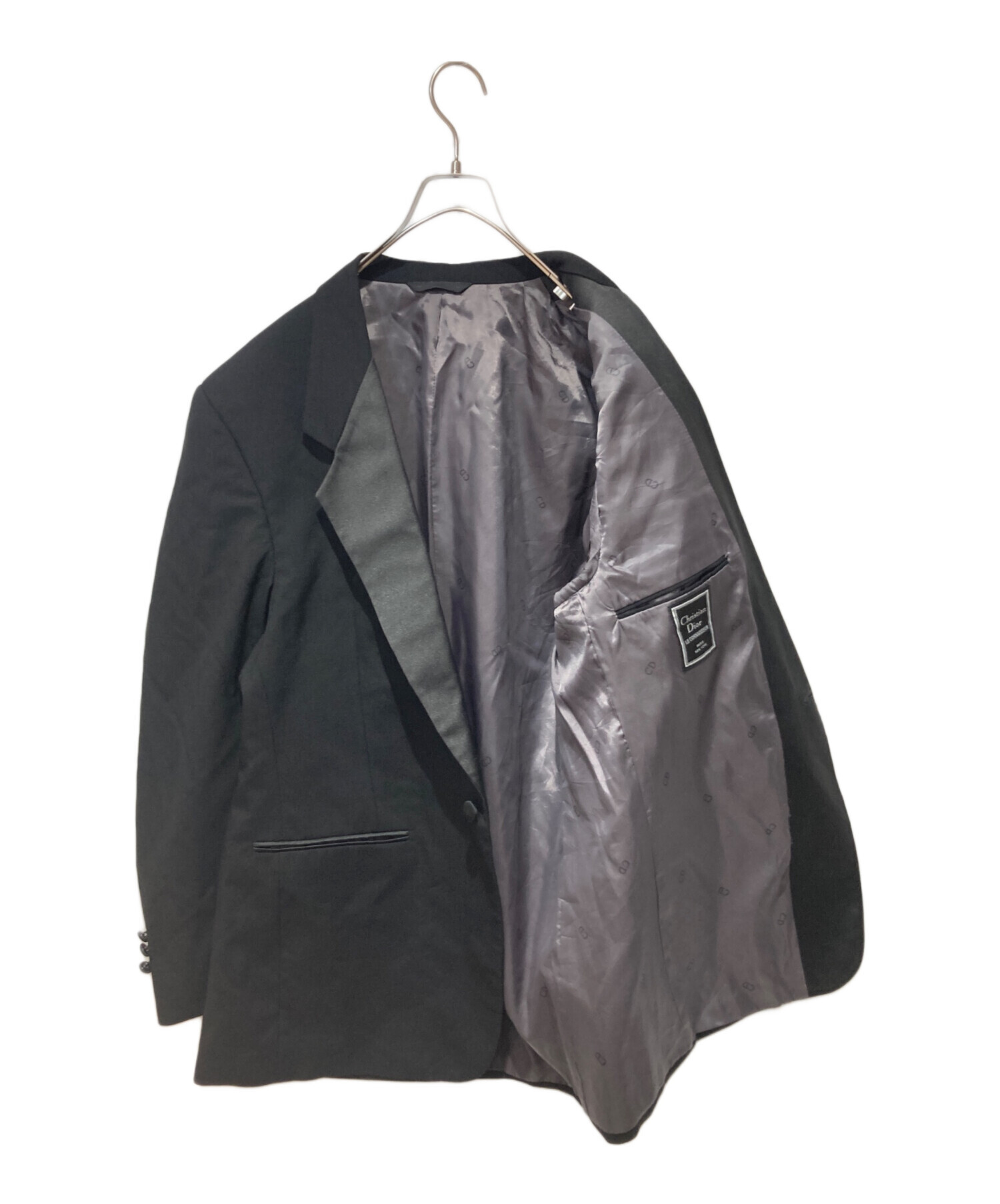 ChristianDior USAヴィンテージ タッセルジャケット黒6P Christian