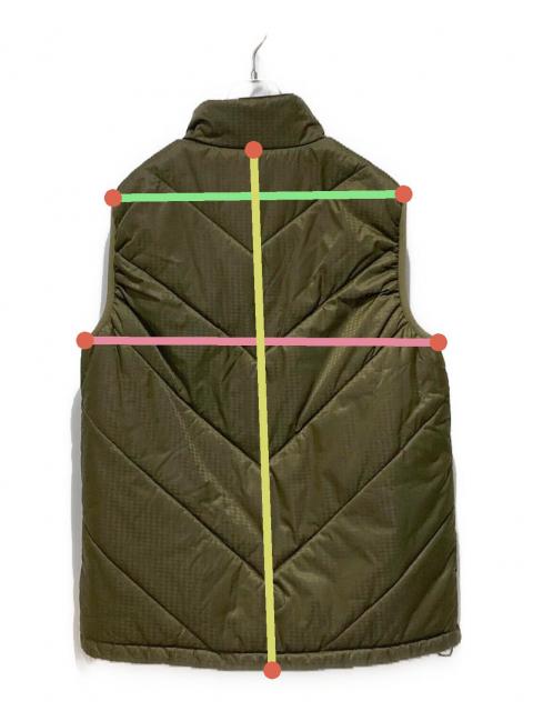 Stussy ダークグリーン ベスト Mサイズ 中古・古着通販】stussy (ステューシー) ダウンベスト グリーン サイズ