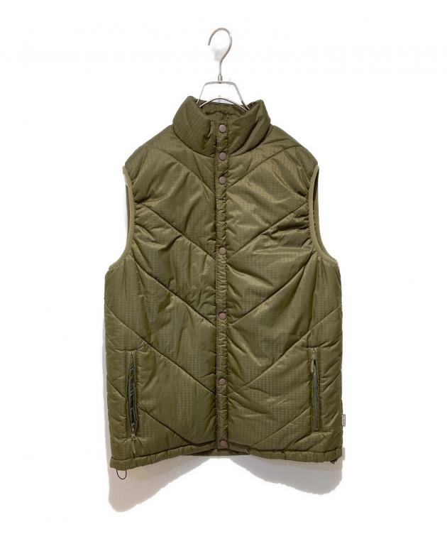 中古・古着通販】stussy (ステューシー) ダウンベスト グリーン サイズ