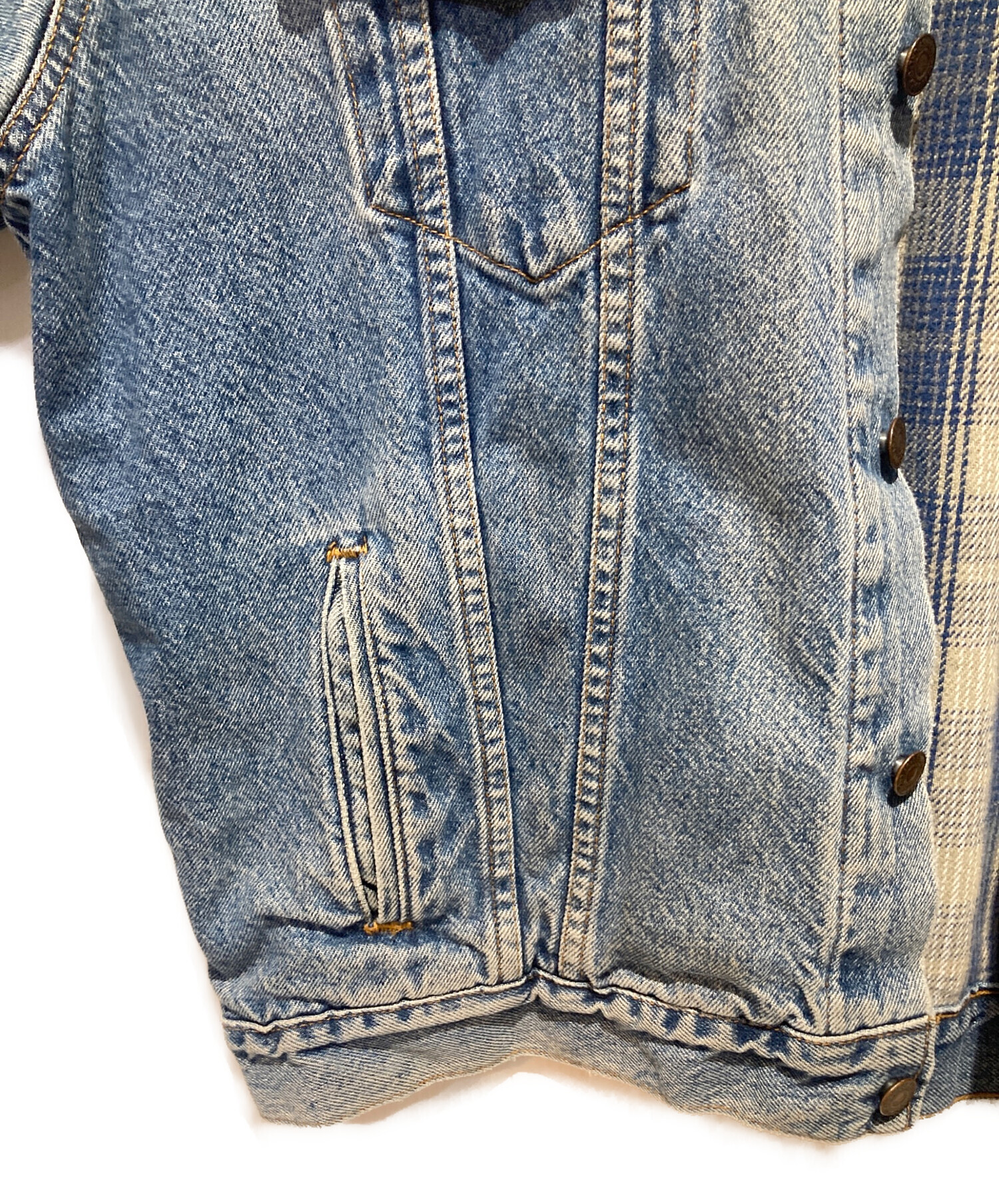 中古・古着通販】LEVI'S (リーバイス) デニムジャケット ブルー サイズ