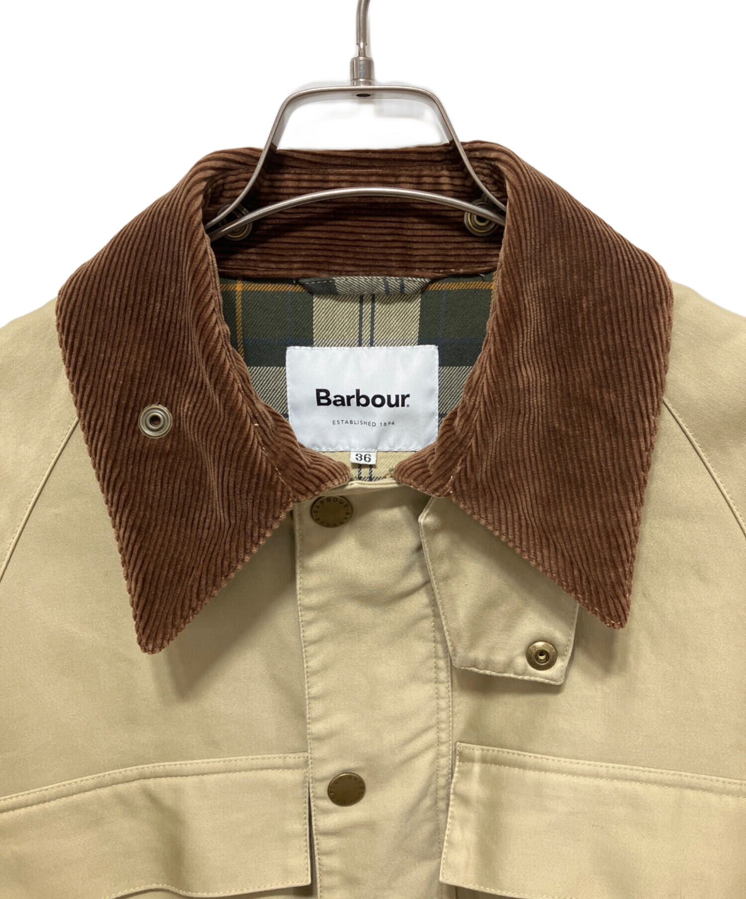 中古・古着通販】Barbour (バブアー) OVERSIZE BEDALE ベージュ サイズ