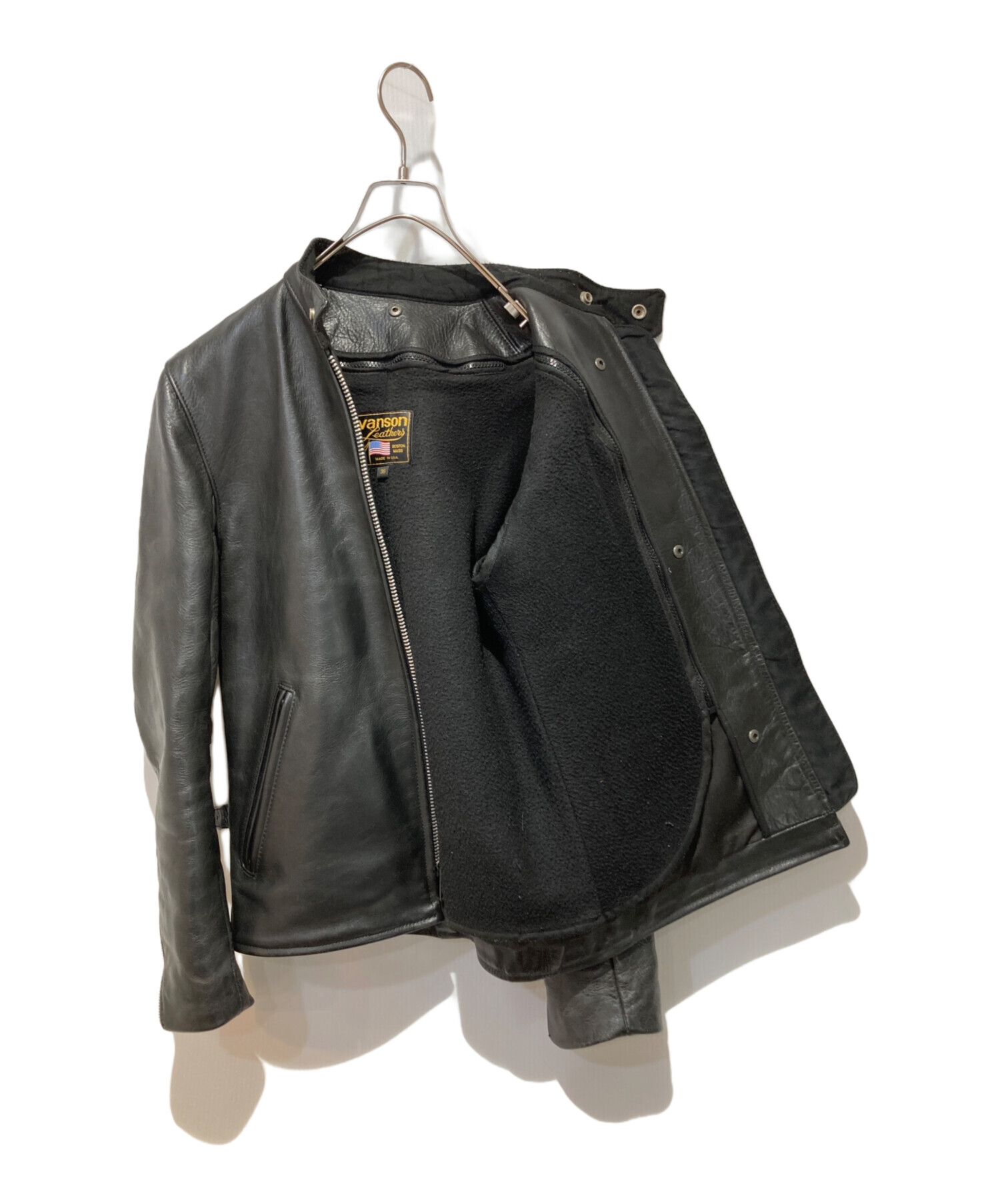 中古・古着通販】VANSON (バンソン) MODEL Bシングルライダース