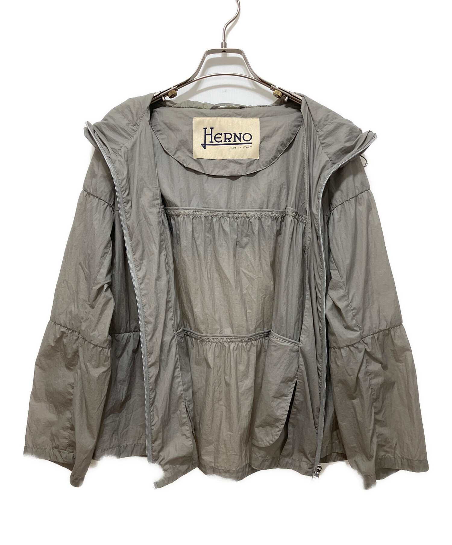 中古・古着通販】HERNO (ヘルノ) ナイロン スプリングジャケット