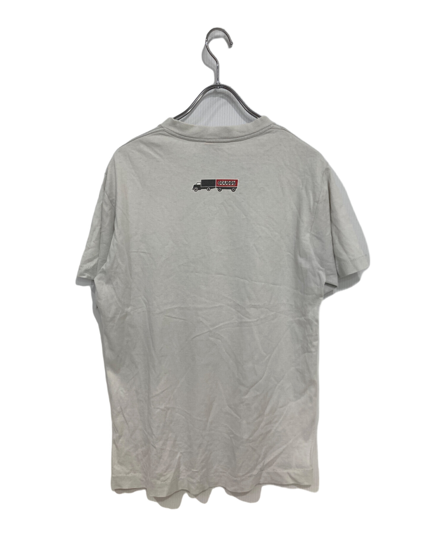 stüssy ロゴプリント Tシャツ グレー　XSサイズ 中古・古着通販】stussy (ステューシー) ボックスロゴプリントTシャツ