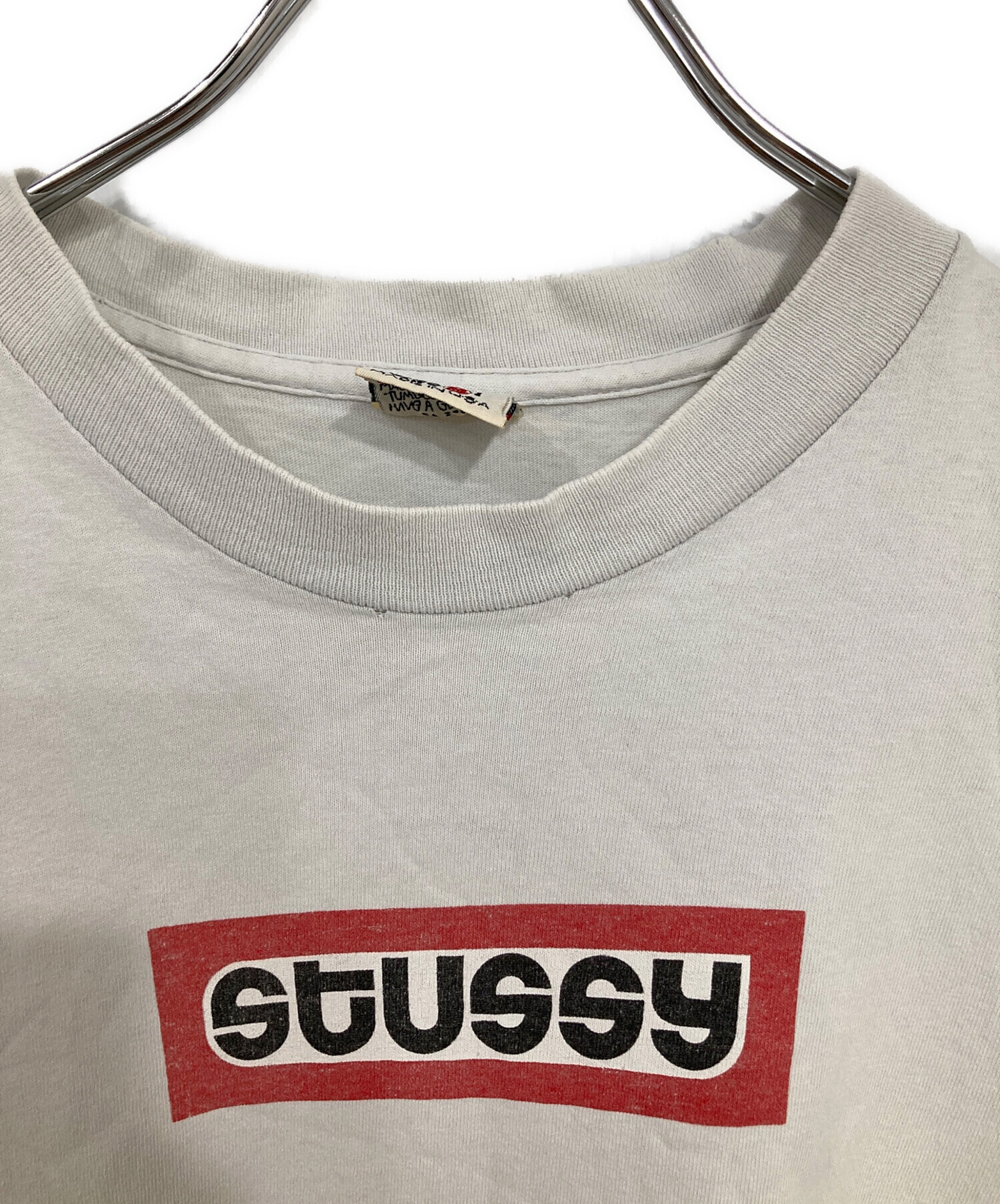 中古・古着通販】stussy (ステューシー) ボックスロゴプリントTシャツ