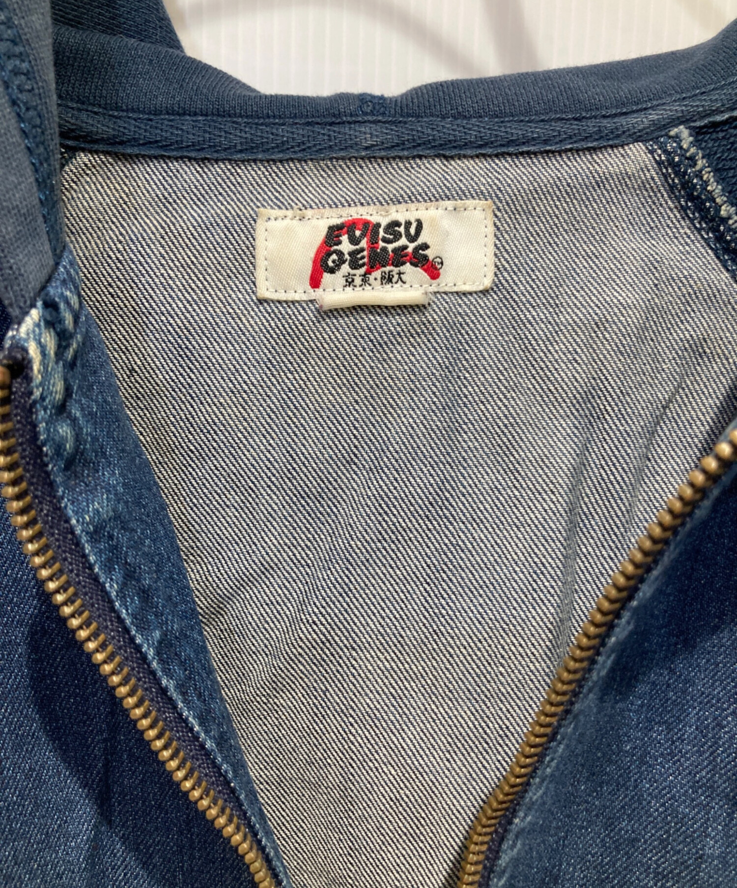 中古・古着通販】Evisu Jeans (エヴィスジーンズ) デニム切替ジップ
